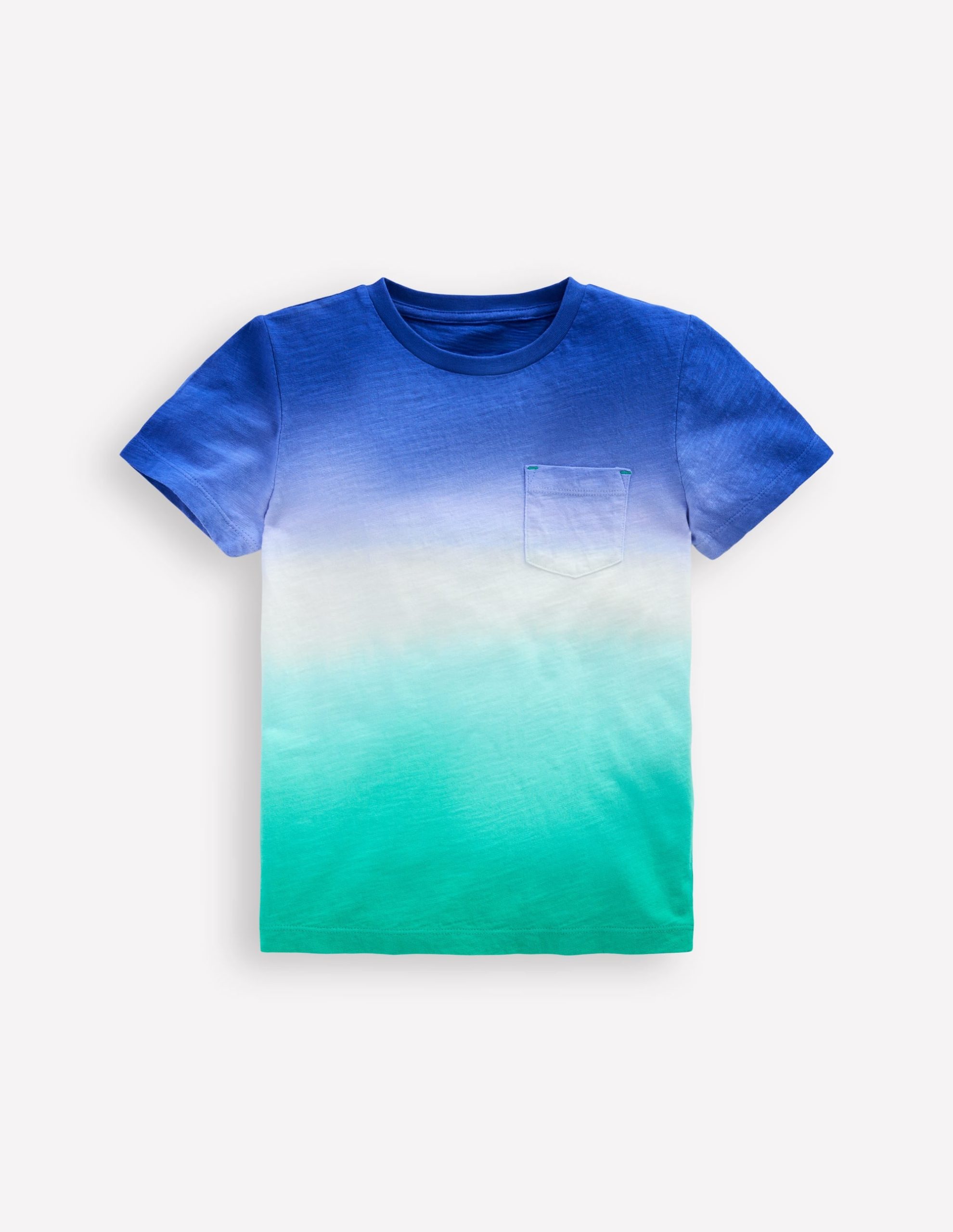 Tie Dye T-shirt-Bright Blue /Aquamarine Blue