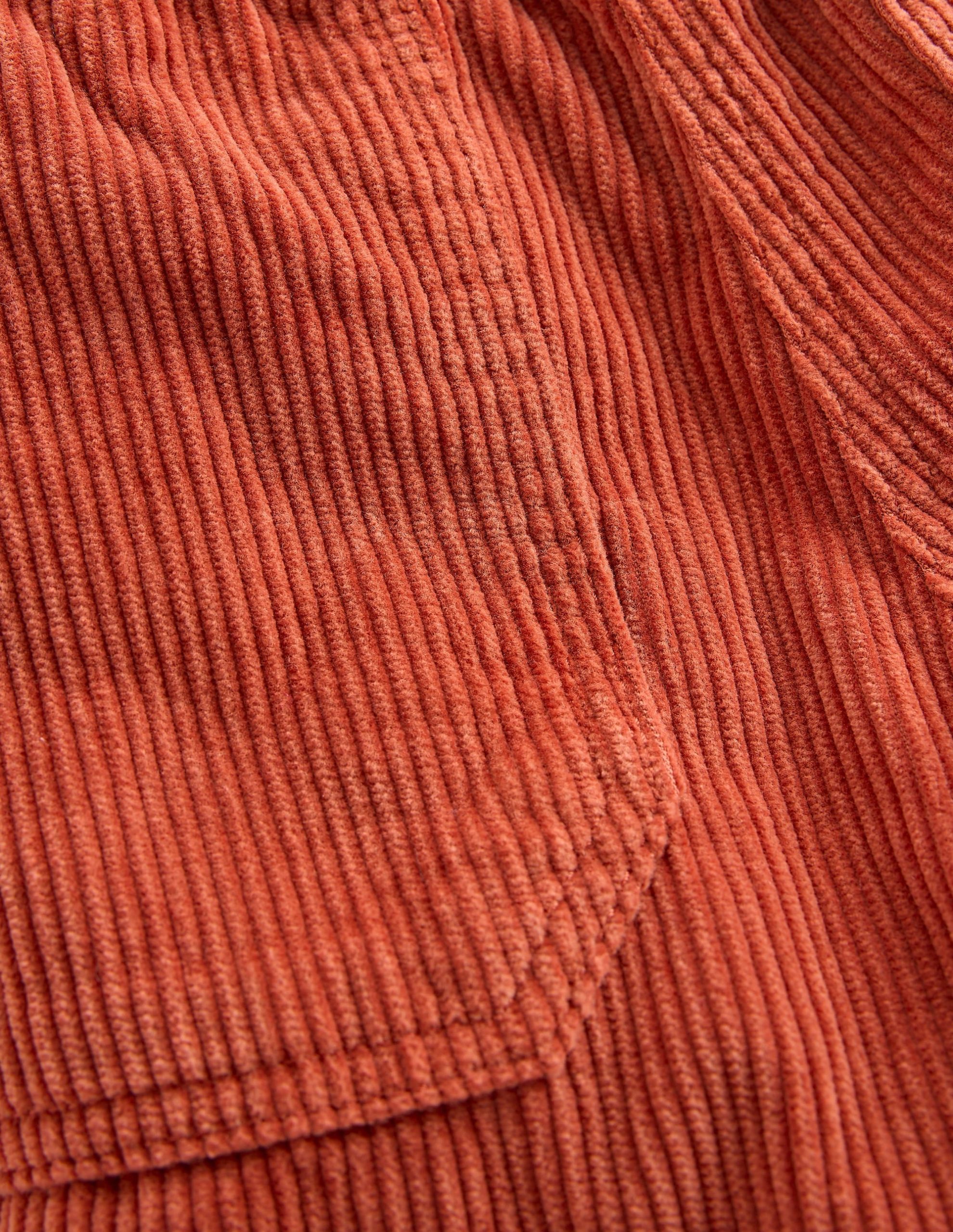 Pull-on Cord Pants-Roasted Chestnut Brown - Image 3