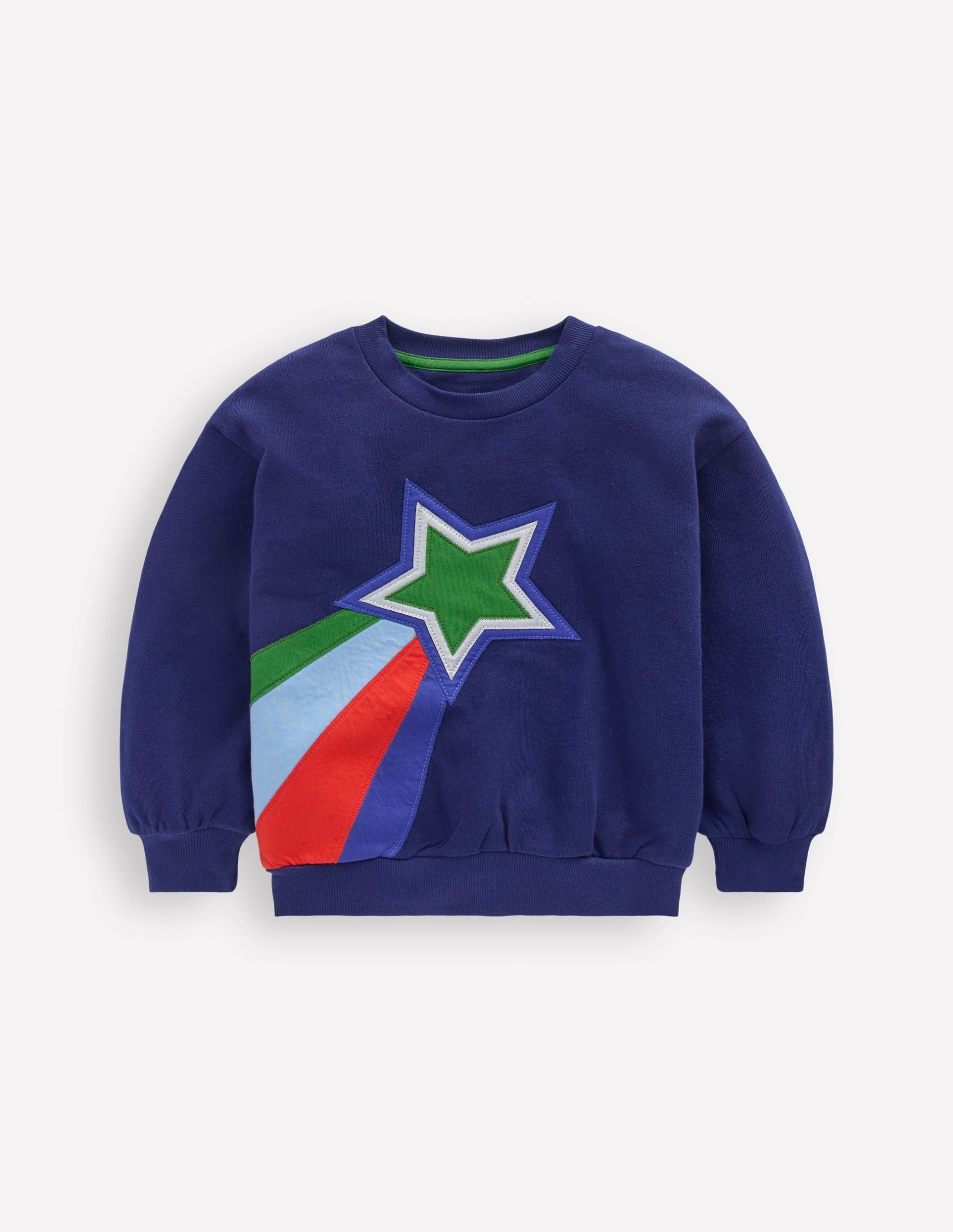 Fun Sweatshirt-Colourblock Stars