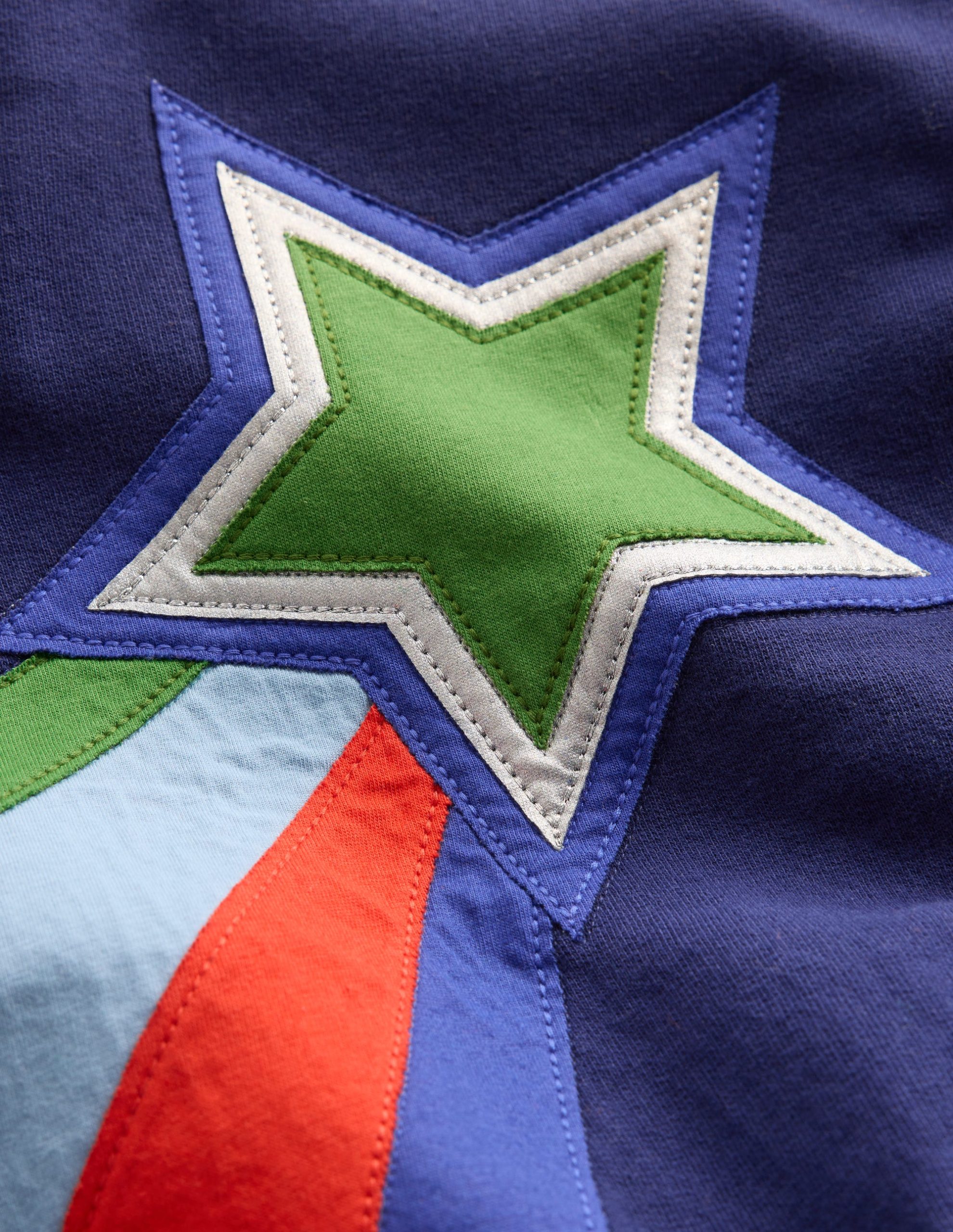 Fun Sweatshirt-Colourblock Stars - Image 3