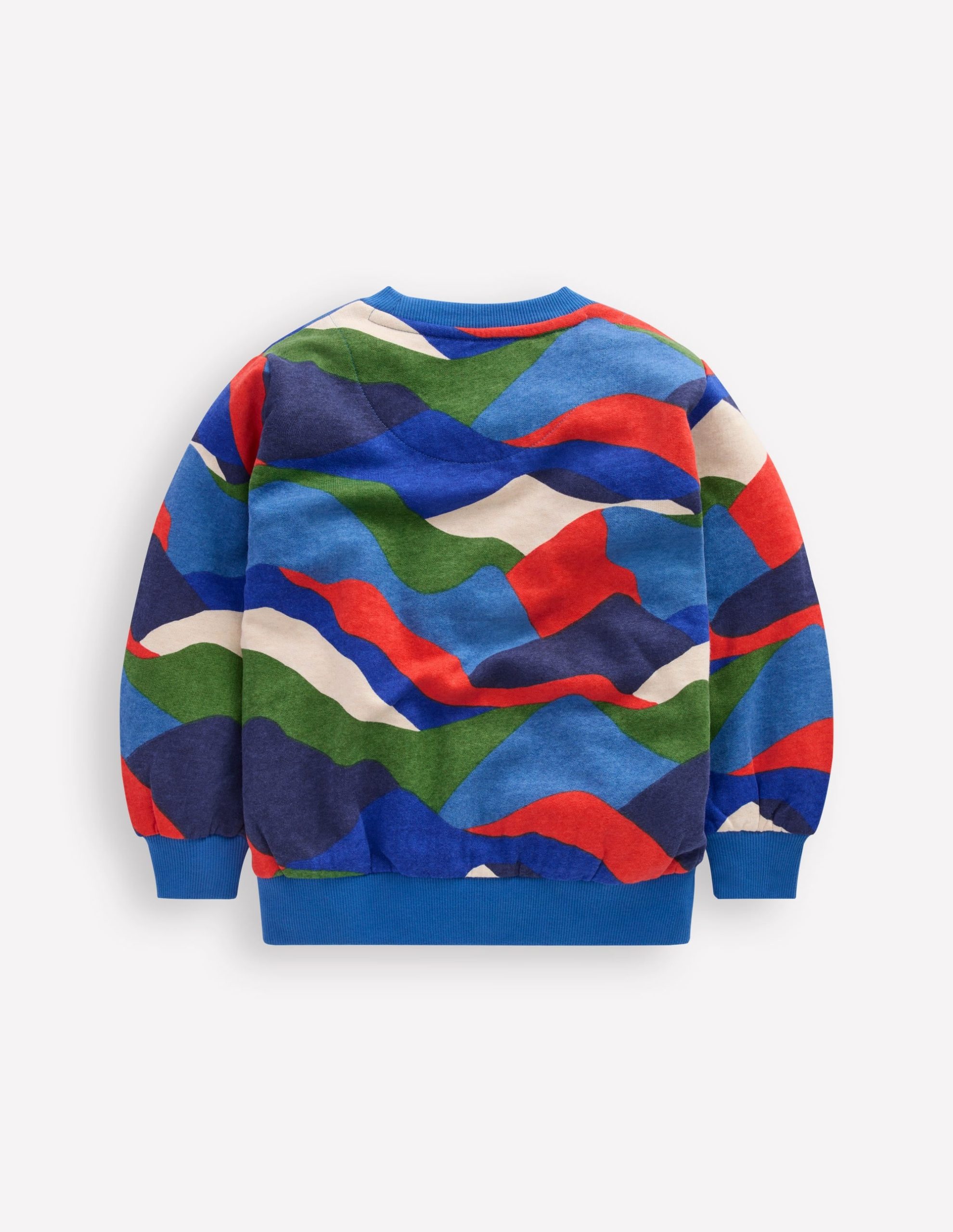 Everyday Printed Sweatshirt-Abstract Landscape - Image 3