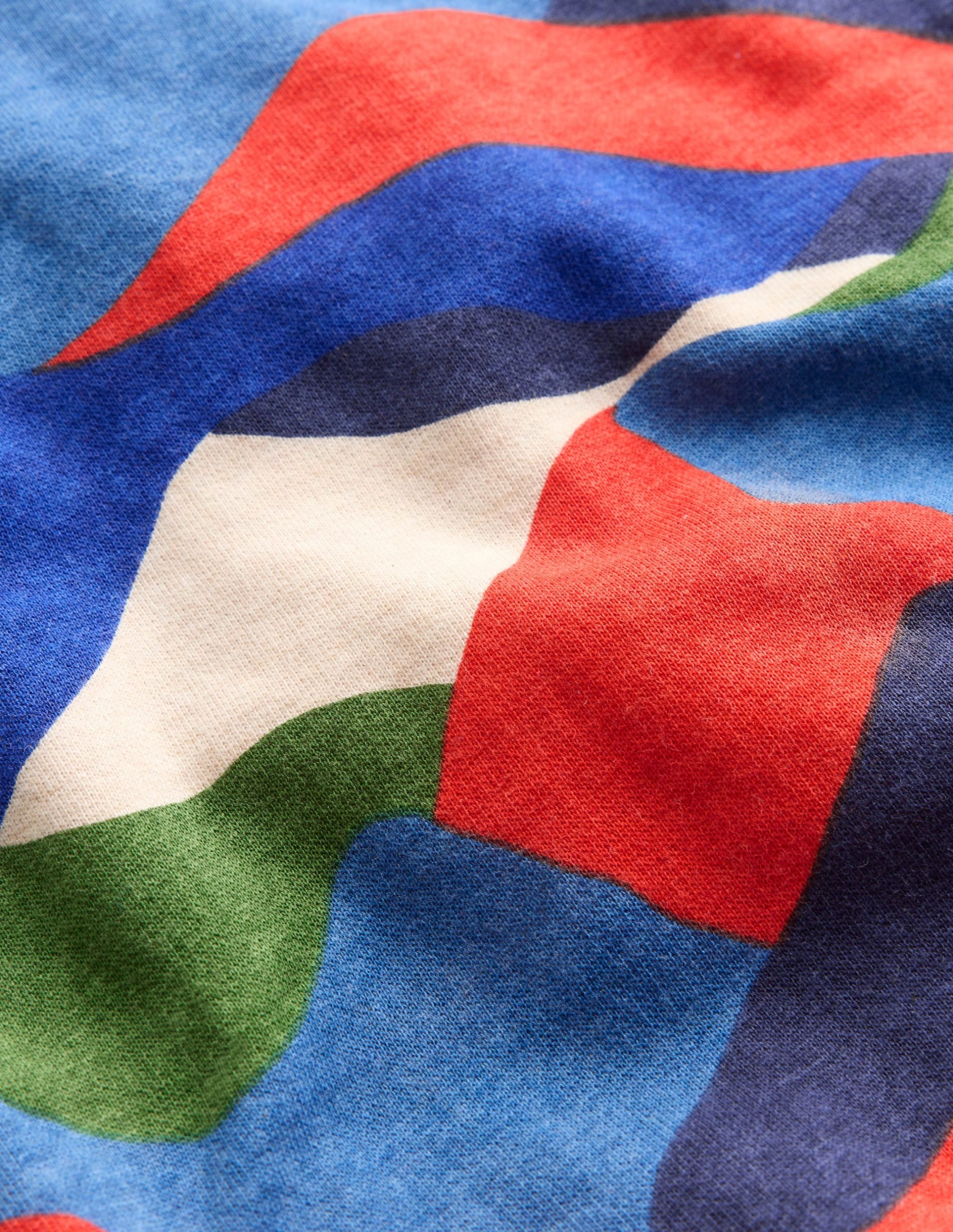 Everyday Printed Sweatshirt-Abstract Landscape - Image 2