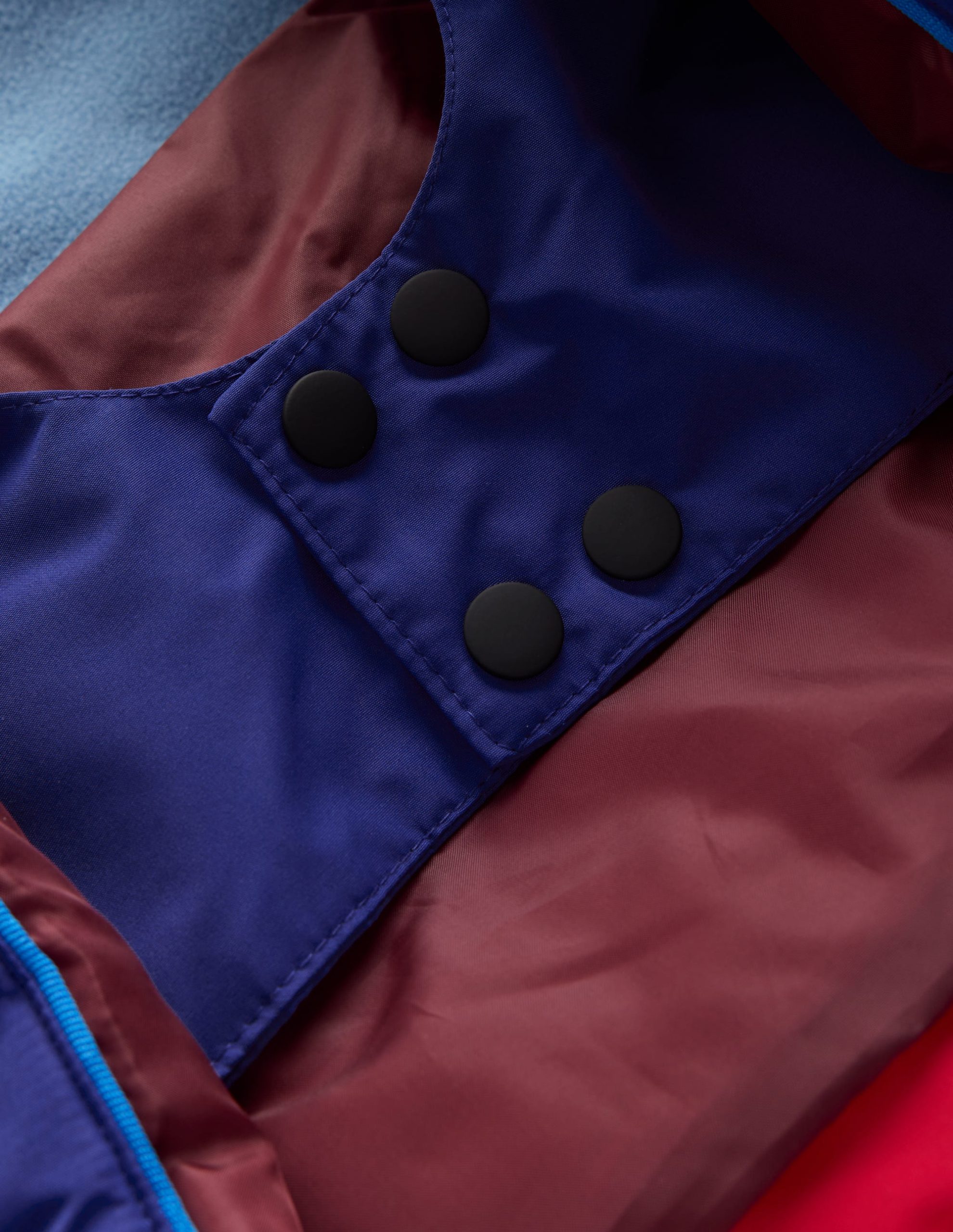 All-Weather Waterproof Coat-Red Chevron Colourclock - Image 5