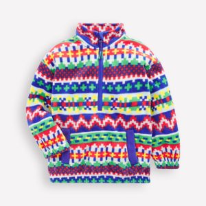 Fair Isle Fleece-Multi Fair Isle