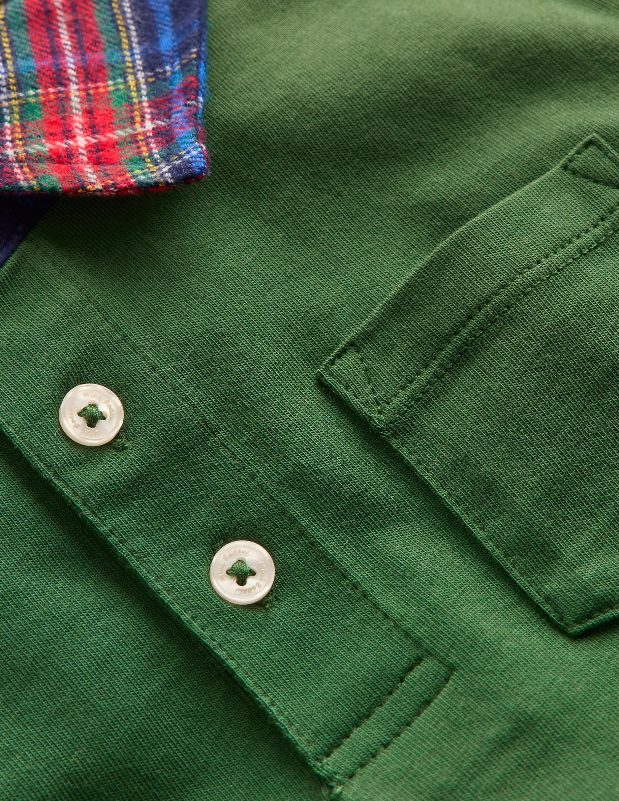 Long Sleeve Smart Polo Shirt-Eden - Image 5