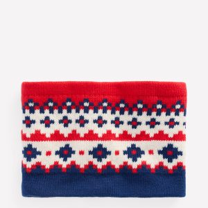 Fair Isle Snood-College Navy Fair Isle