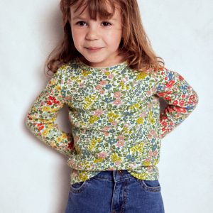 Long Sleeve Pointelle Top-Hotch Potch Floral