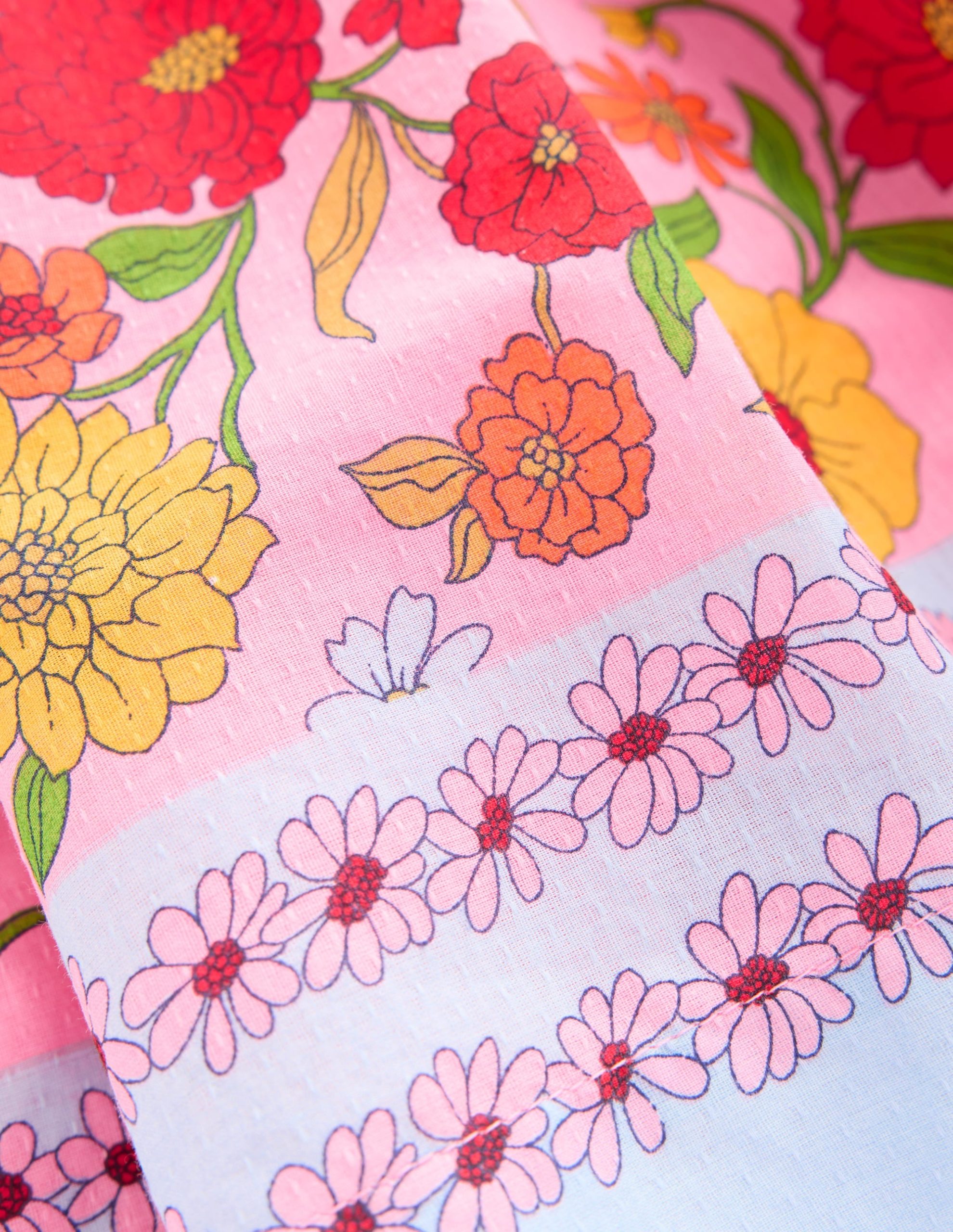 Madeline Woven Dress-Pink Floral - Image 3