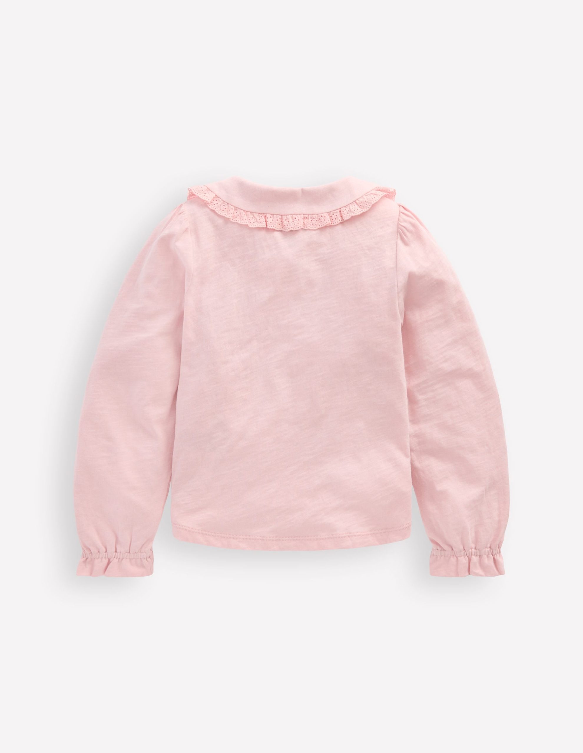Collared Slub Top-Chalk Pink - Image 5