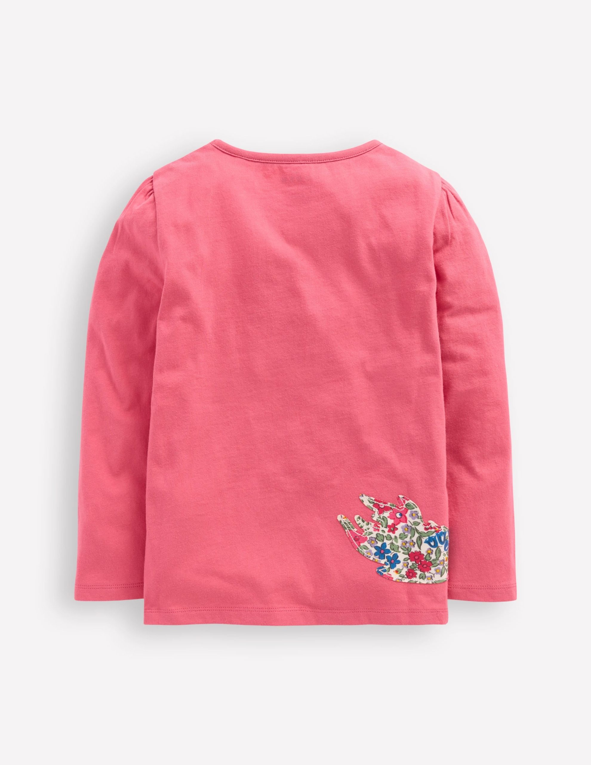 Long Sleeve Superstitch Tee-Rose Pink Horses - Image 2