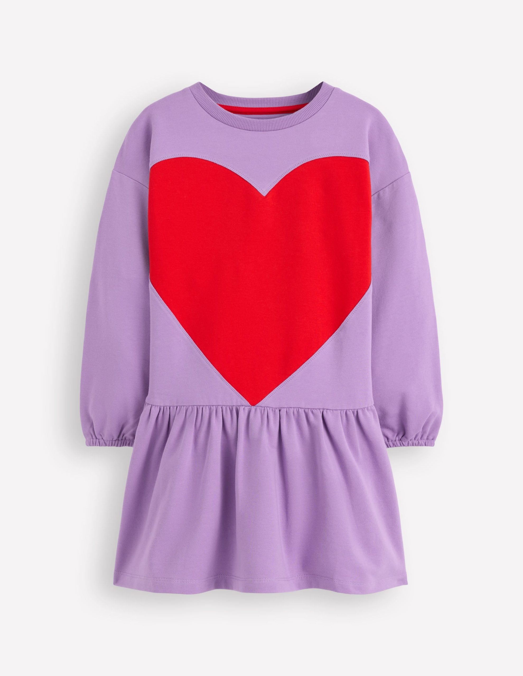 Logo Sweatshirt Dress-Aster Purple - Image 2