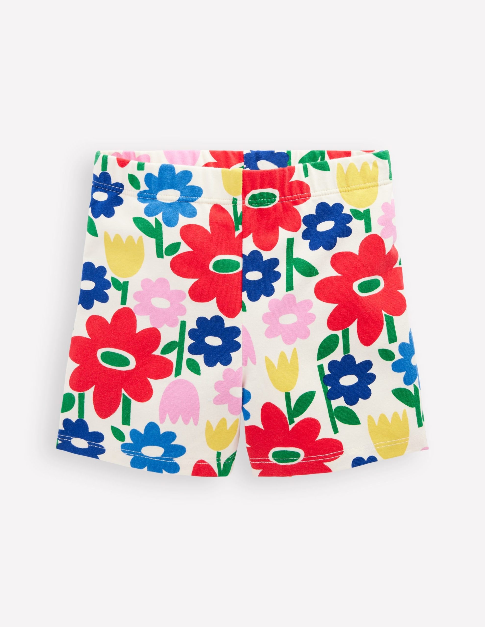 Cartwheel Shorts-Muti Pop Flower