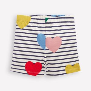 Cartwheel Shorts-Multi Heart Stripe