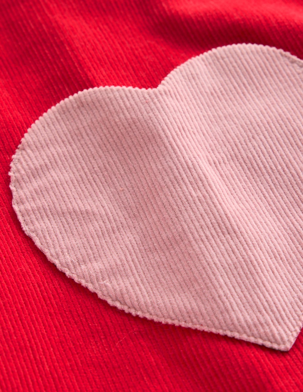 Saffy Cord Pinafore Dress-Poppy Red - Image 4