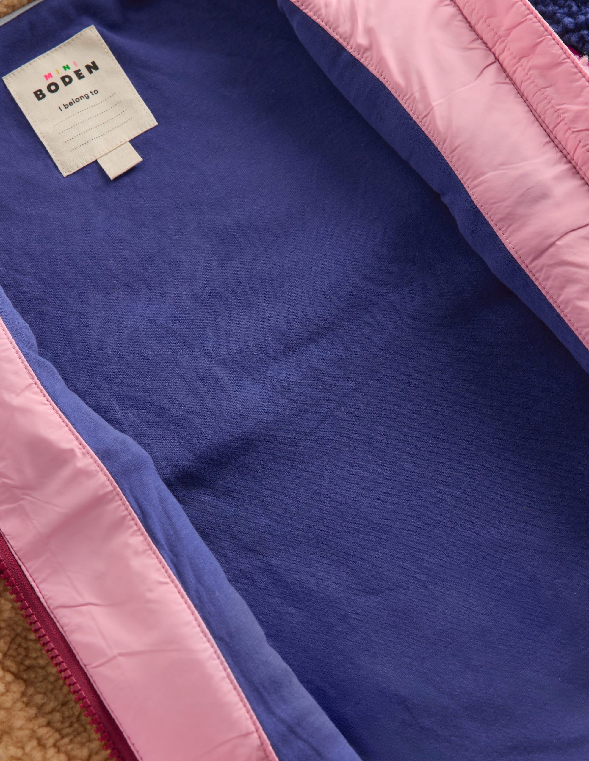 2-in-1 Borg Jacket-Pink Leopard - Image 5