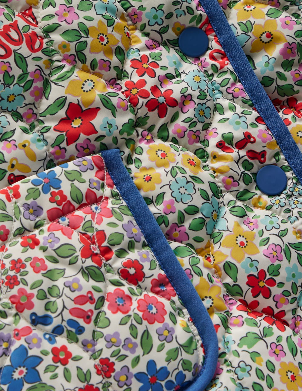 Quilted Collared Jacket-Rose Pink Flowerbed - Image 4