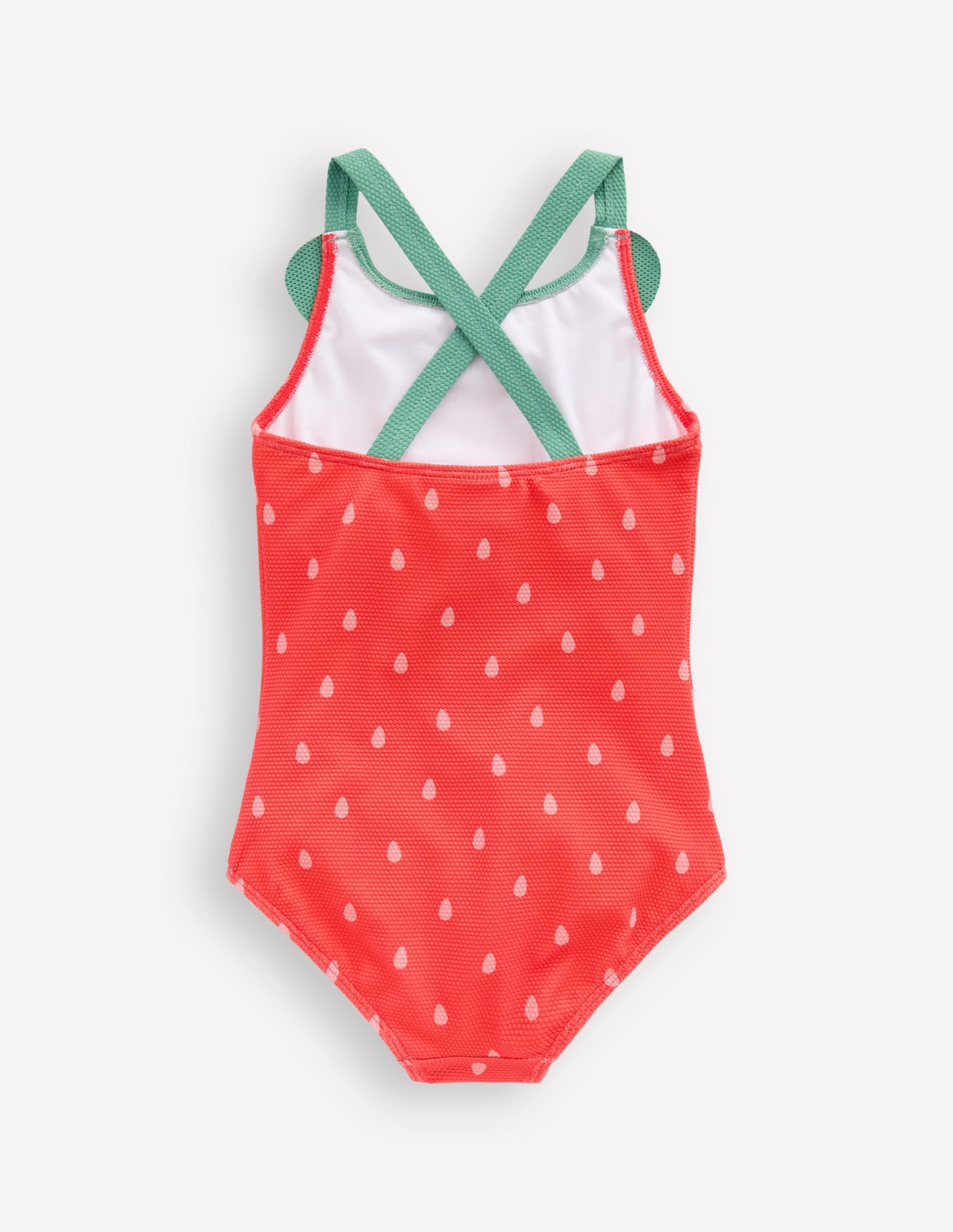 Fun Cross-back Swimsuit-Strawberry - Image 2