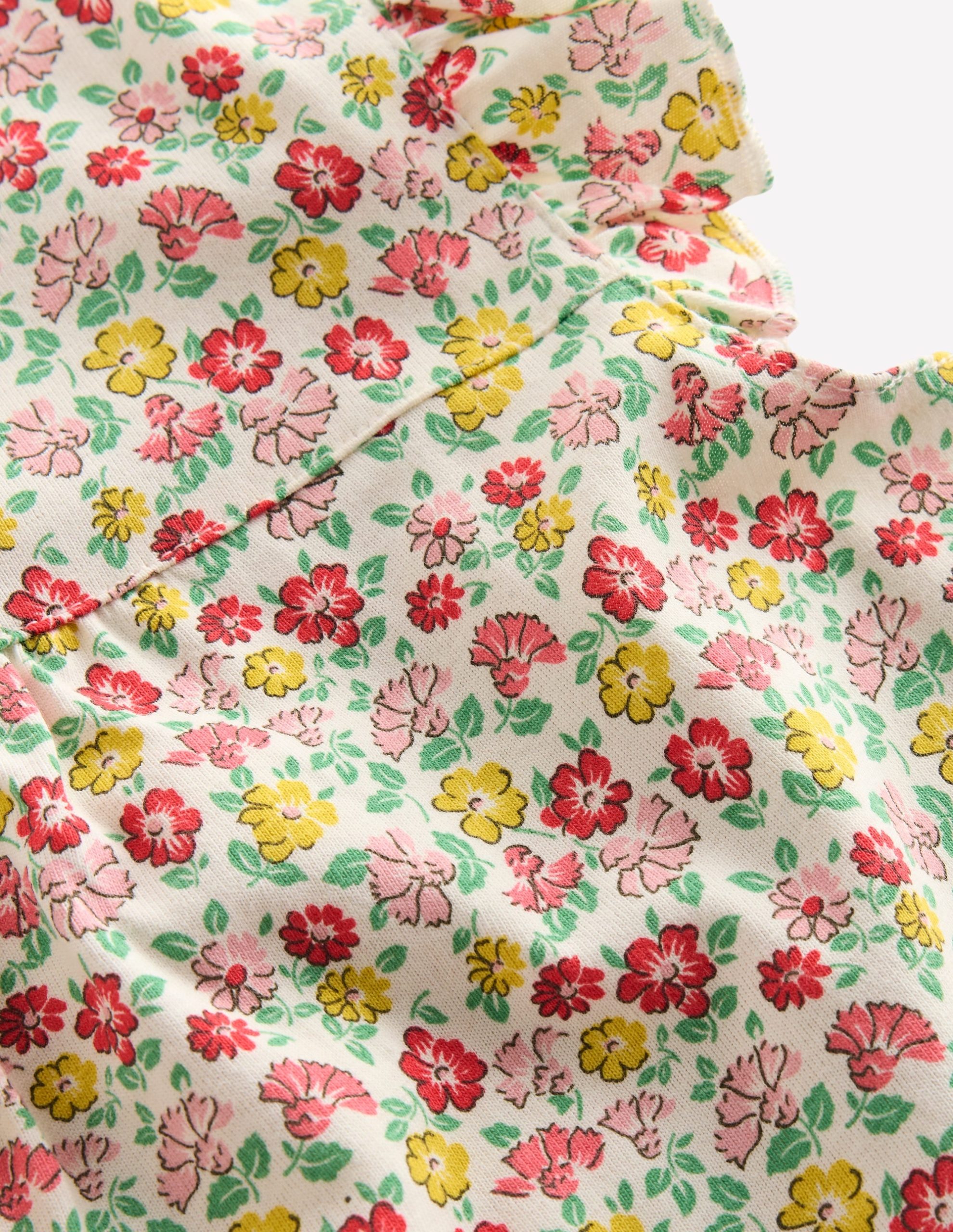 Short Sleeve Nightie-Multi Summer Flowerbed - Image 6