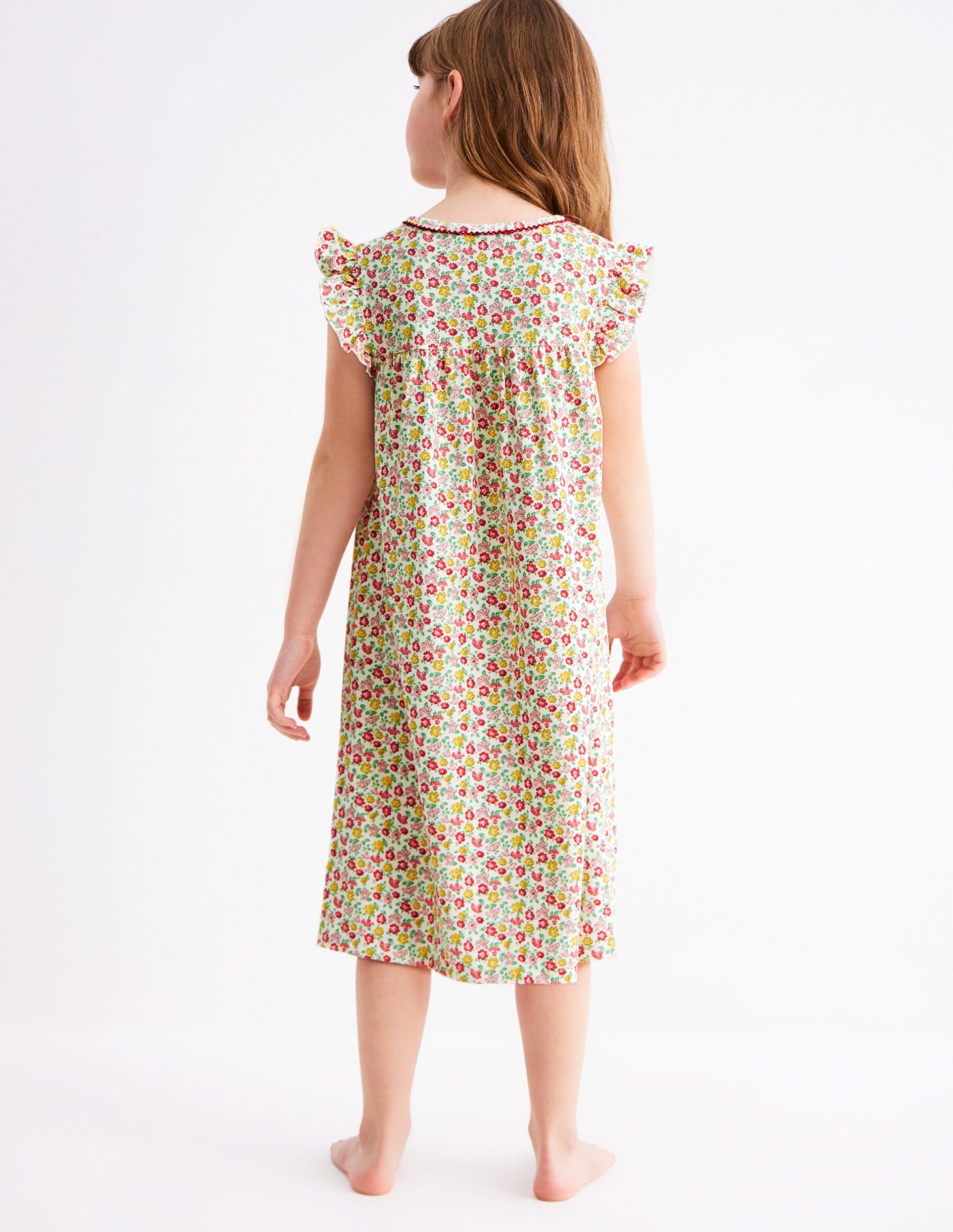 Short Sleeve Nightie-Multi Summer Flowerbed - Image 2