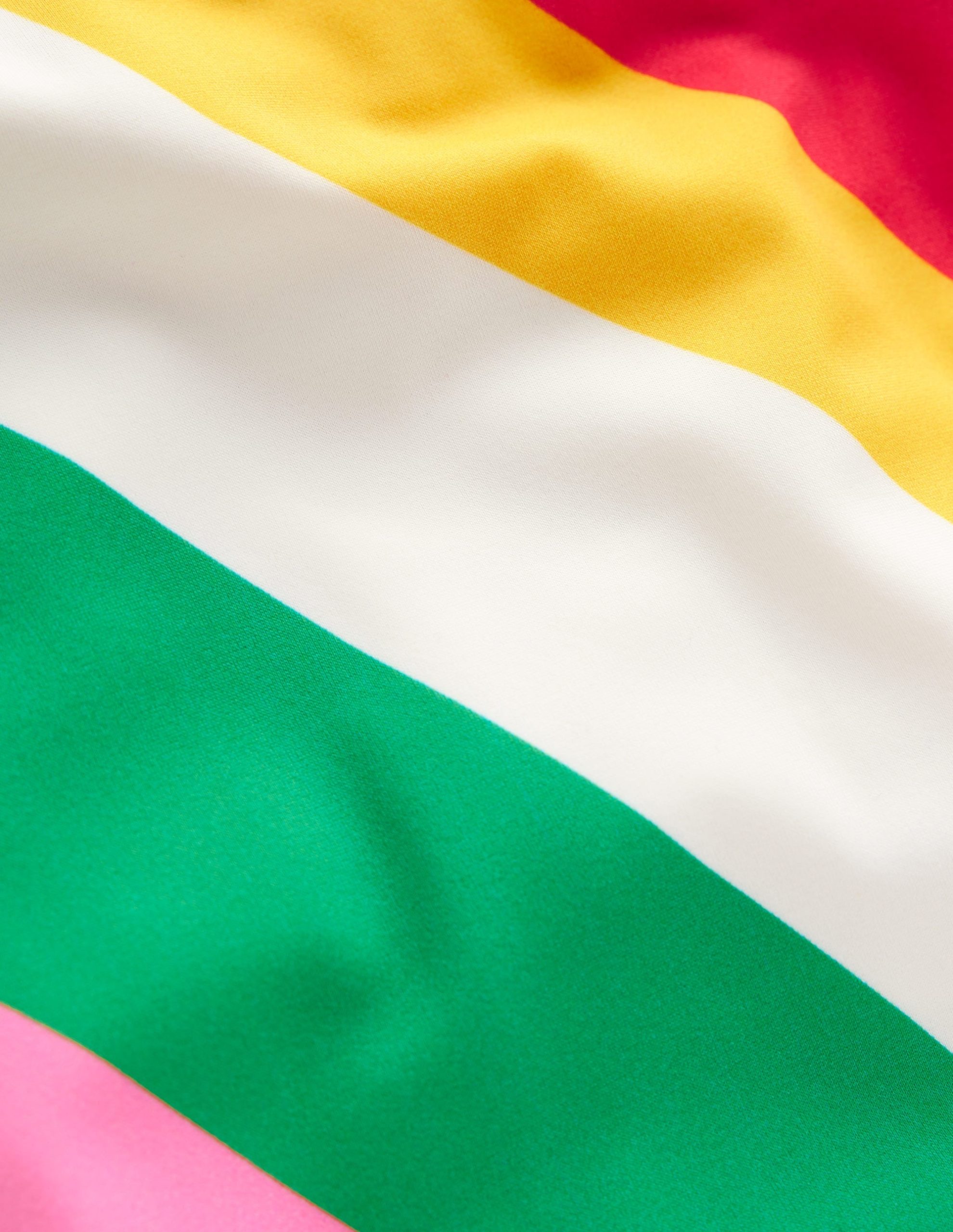 Cross-back Tankini Top-Multi Rainbow Swirl - Image 3