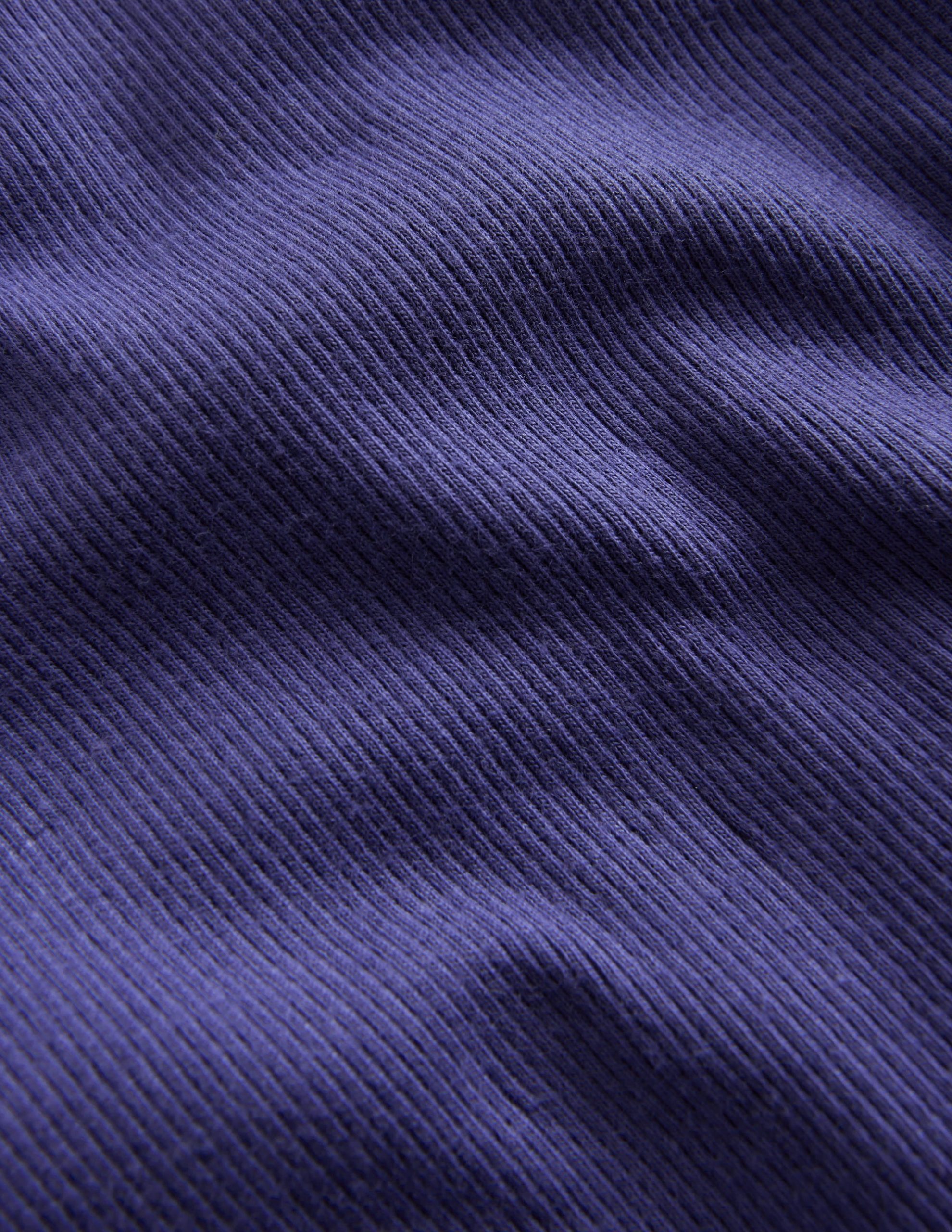 Short Sleeve Ribbed T-shirt-Starboard Blue - Image 3