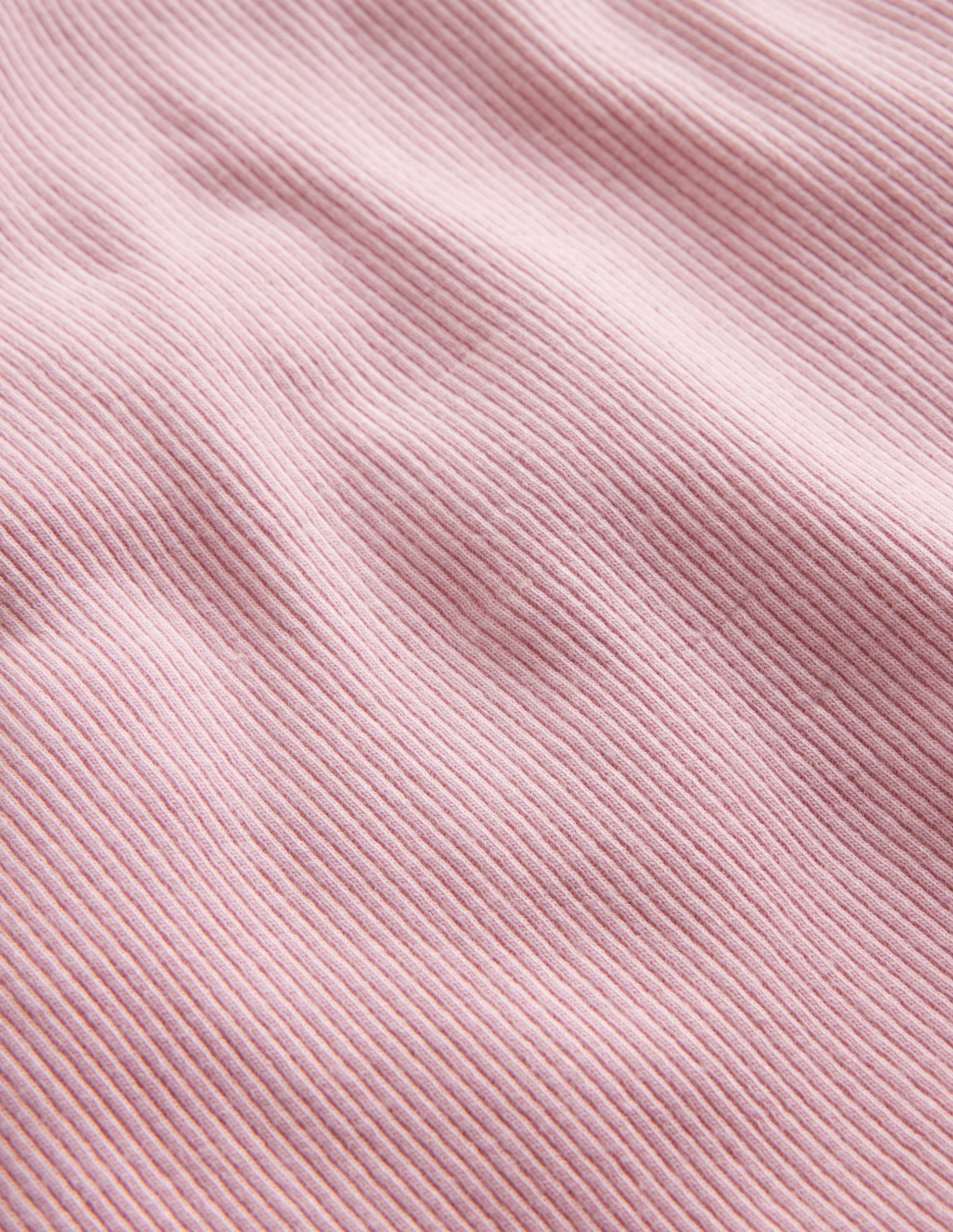 Ribbed Lace Trim Tank Top-French Pink - Image 3