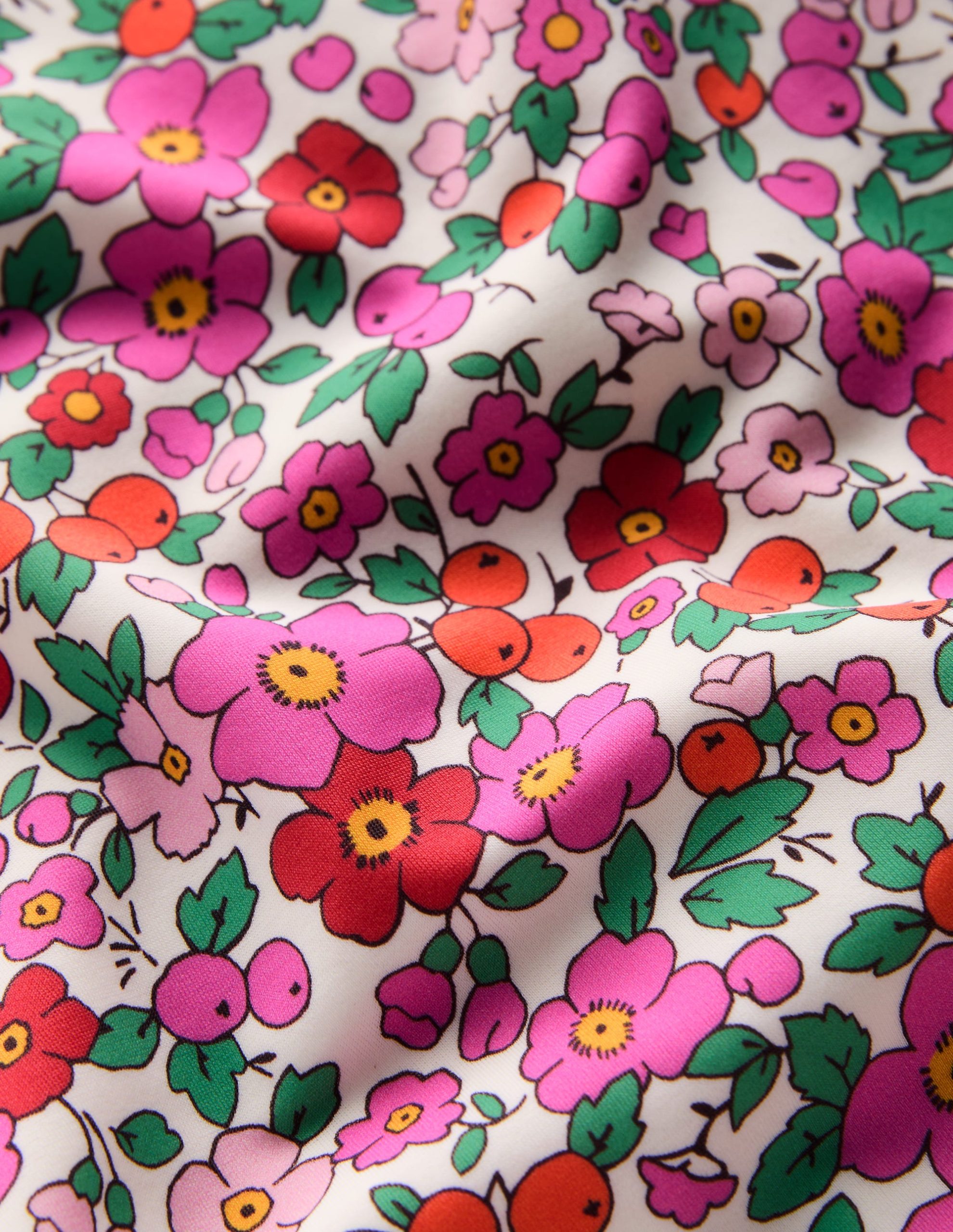 Hallie Frill Strap Swimsuit-Bubblegum Pink Heart Stamp - Image 3