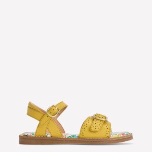 Leather Buckle Sandals-Passionfruit