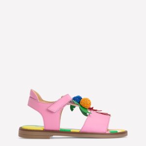 Fun Leather Sandals-Jungle
