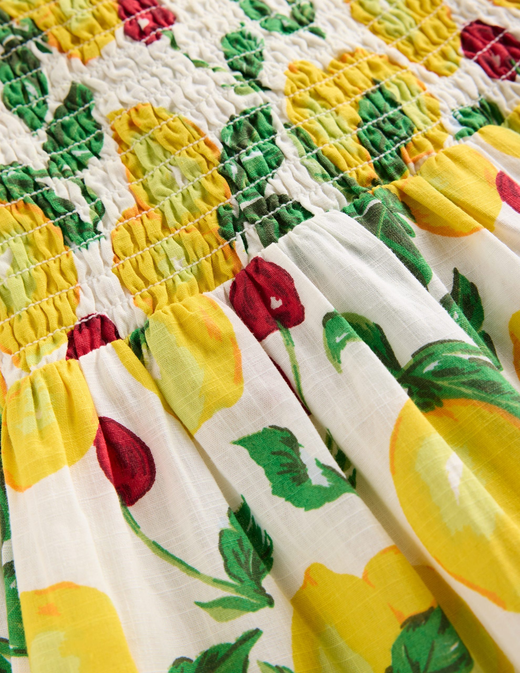 Luella Frill Maxi Sundress-Ivory Lemons and Cherries - Image 6