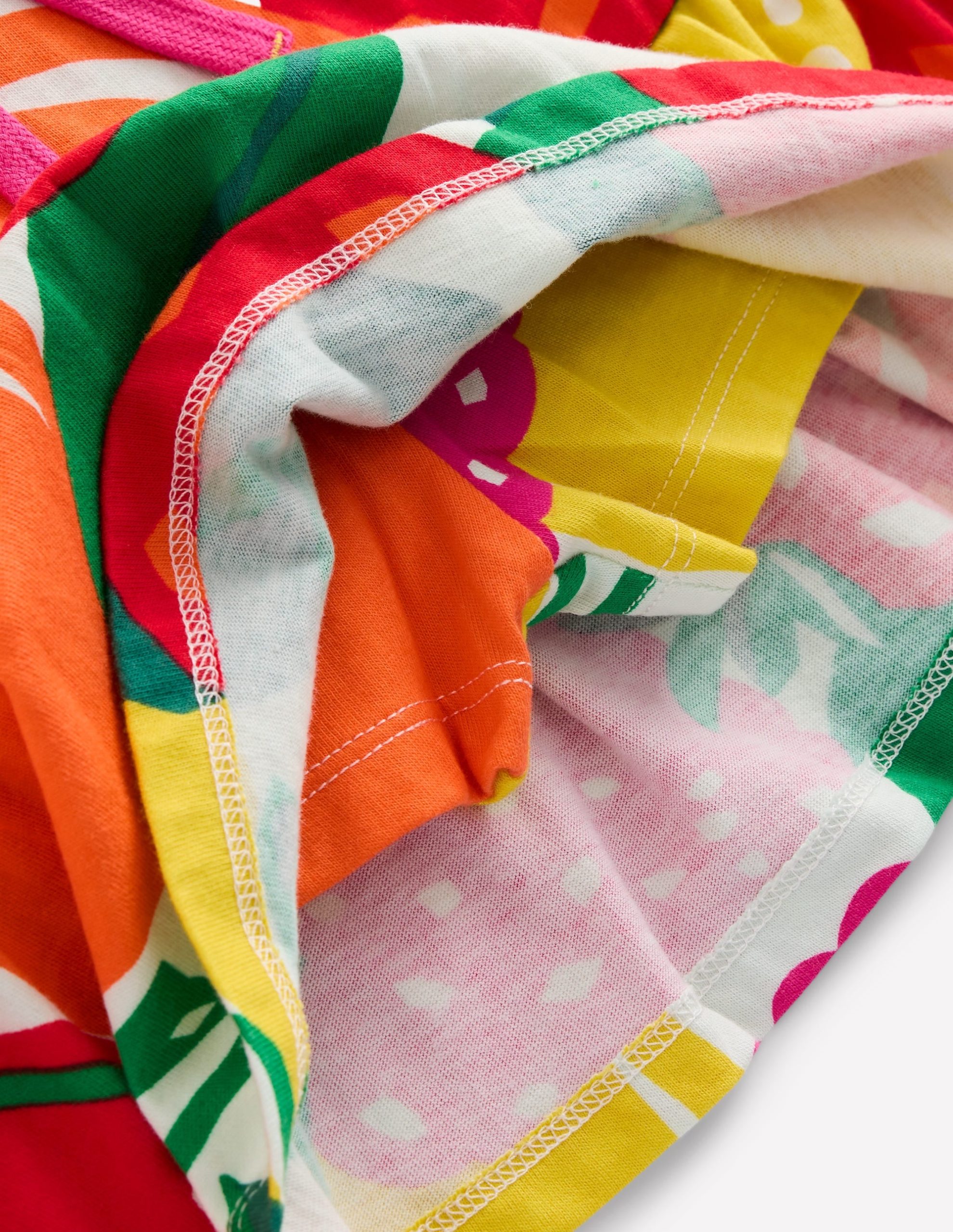 Tiered Jersey Skort-Multi Giant Fruit - Image 3