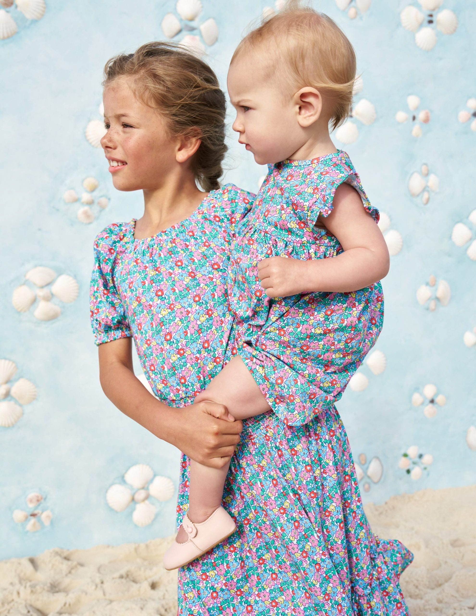 Jersey Midi Skirt-Multi Flowerbed - Image 5