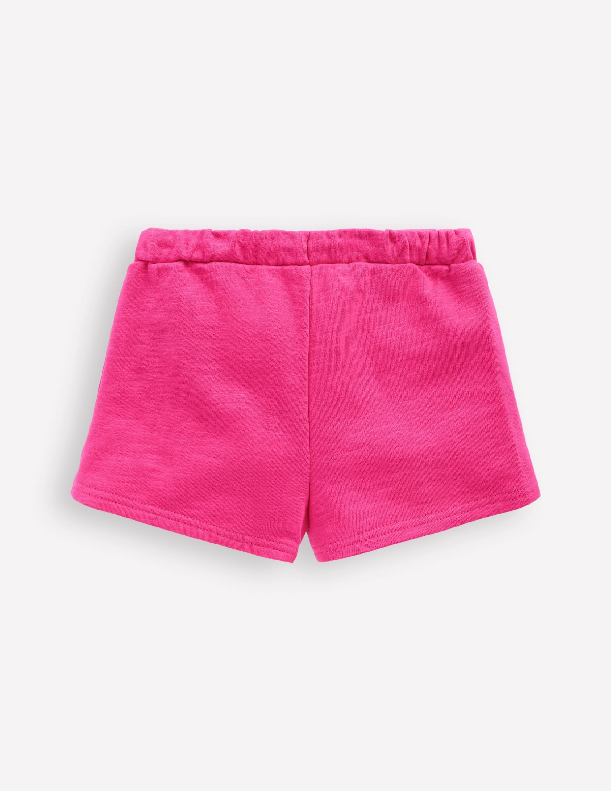 Pom Trim Jersey Short-Raspberry Pink - Image 2