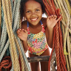 Selena Rainbow Strap Swimsuit-Multi Rainbow Leopard