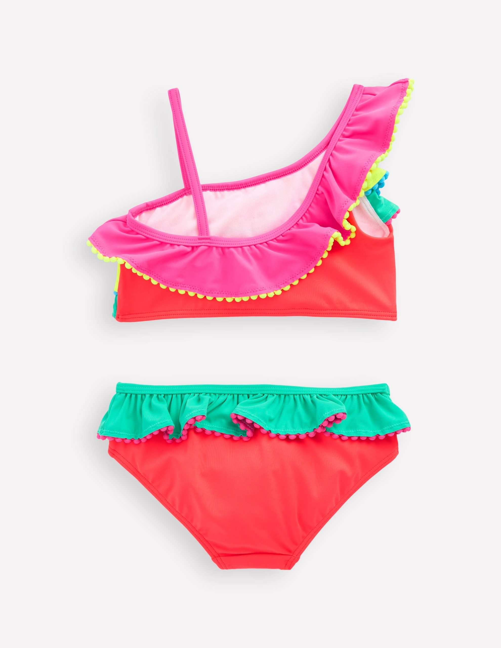 Multi Frill Bikini-Colourblock - Image 3