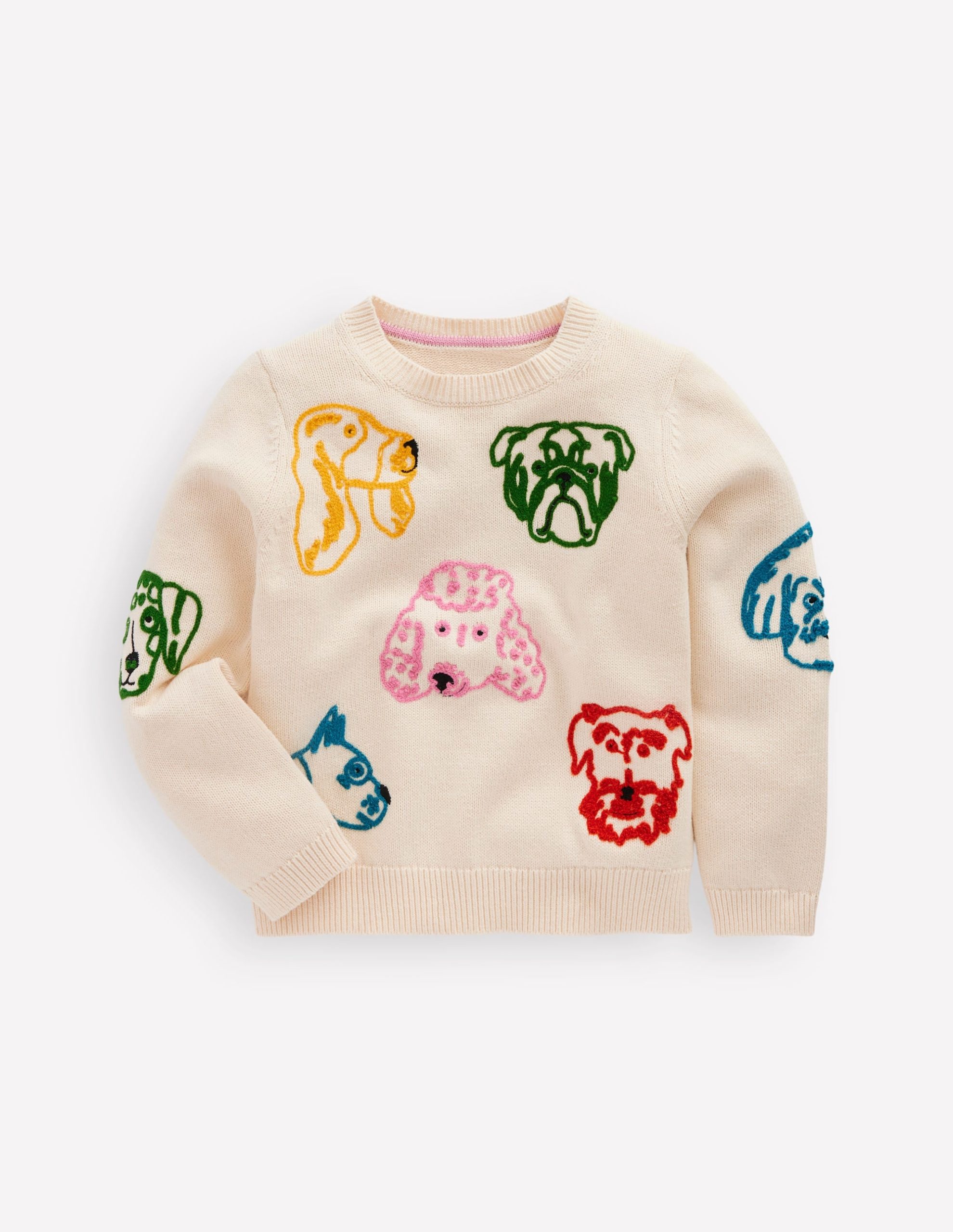 Fun Logo Sweater-Warm Ivory Dogs - Image 2