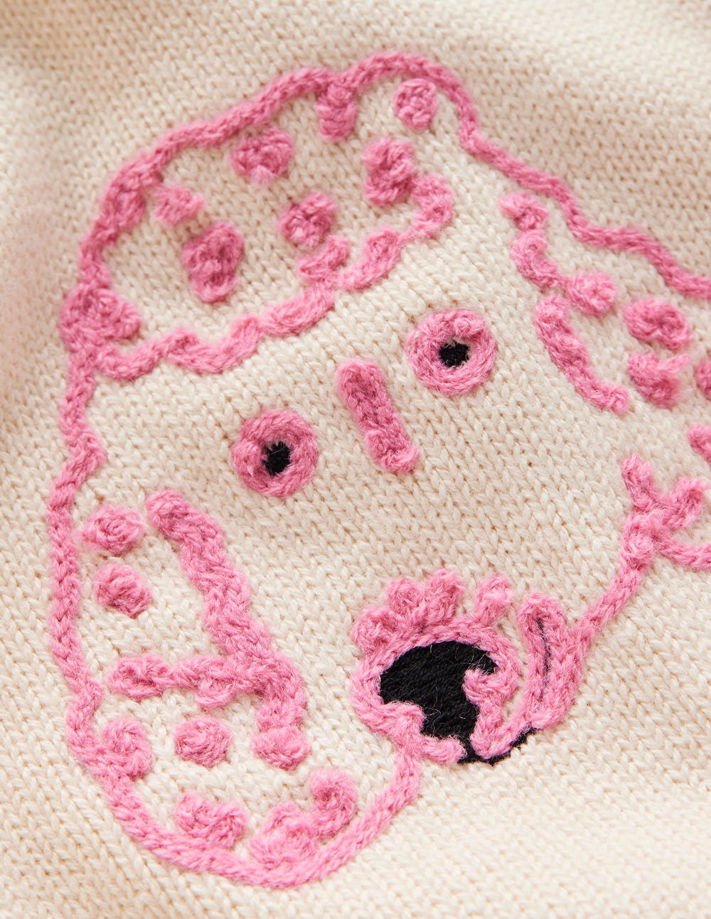 Fun Logo Sweater-Warm Ivory Dogs - Image 4