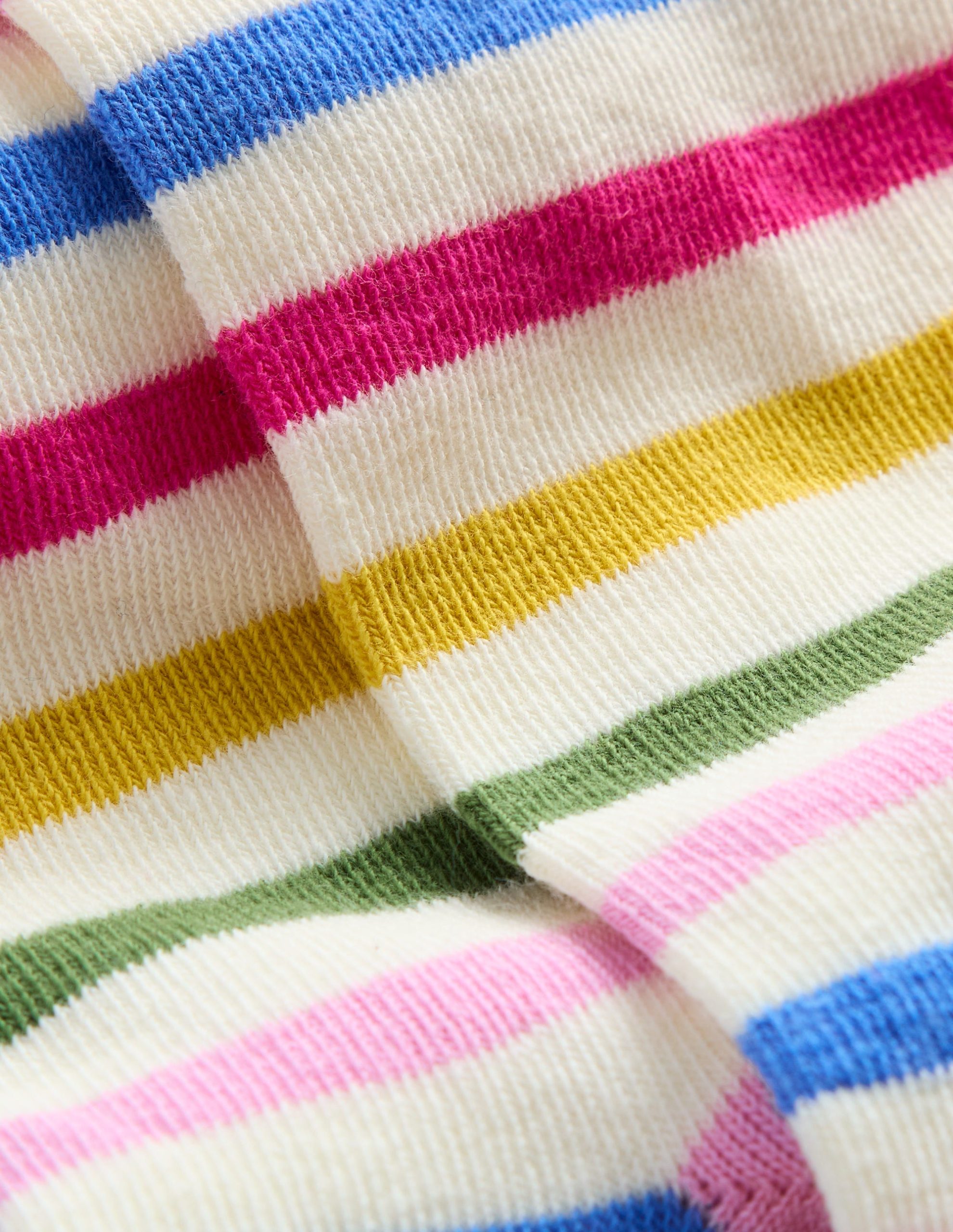 Patterned Tights-Soft Ivory Multi Stripe - Image 2