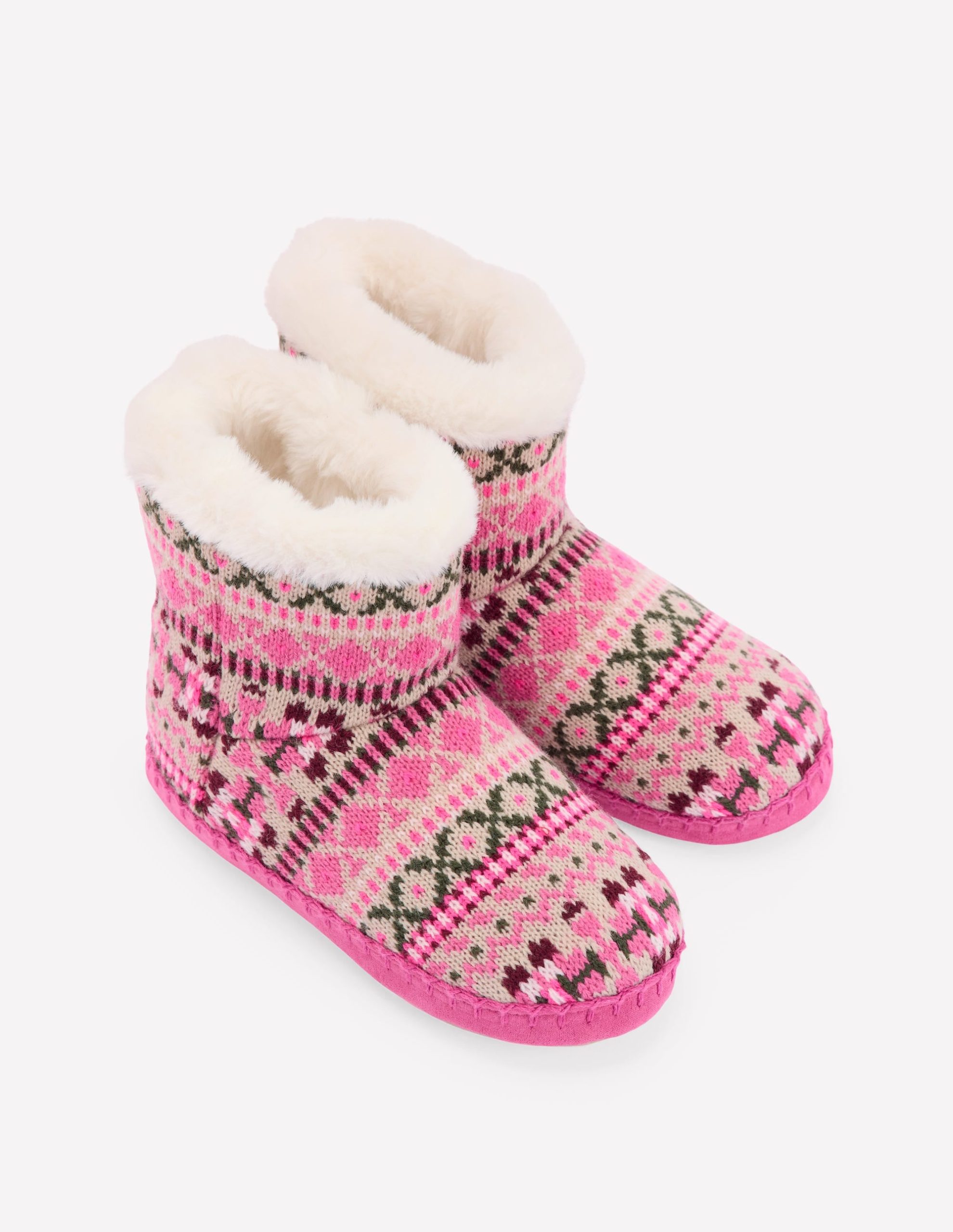 Fair Isle Slipper Boots-Heritage Fair Isle - Image 2