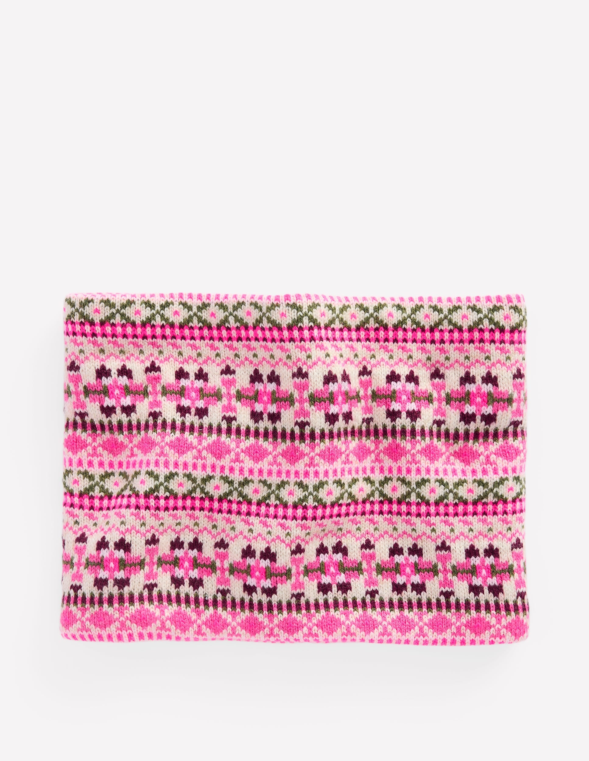 Fair Isle Snood-Heritage Fair Isle