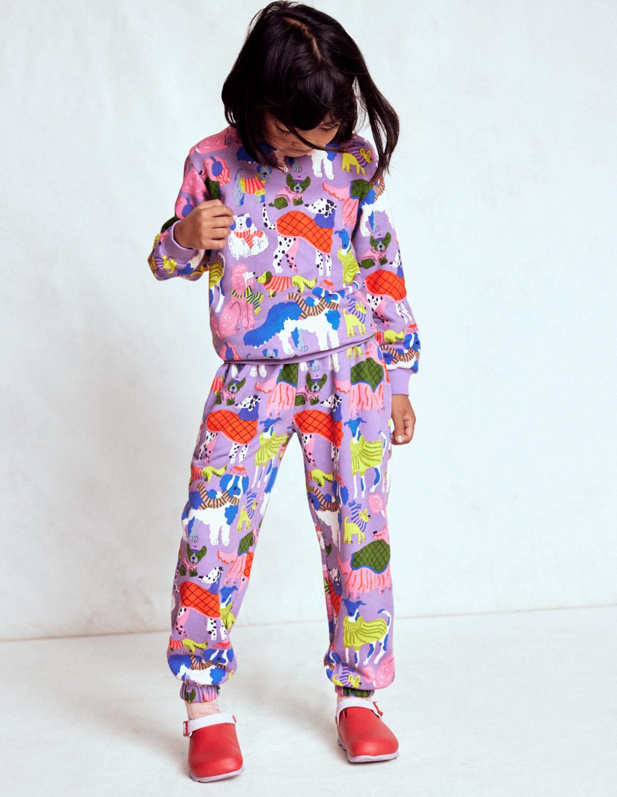 Printed Sweatshirt-Cosy Pups - Image 2