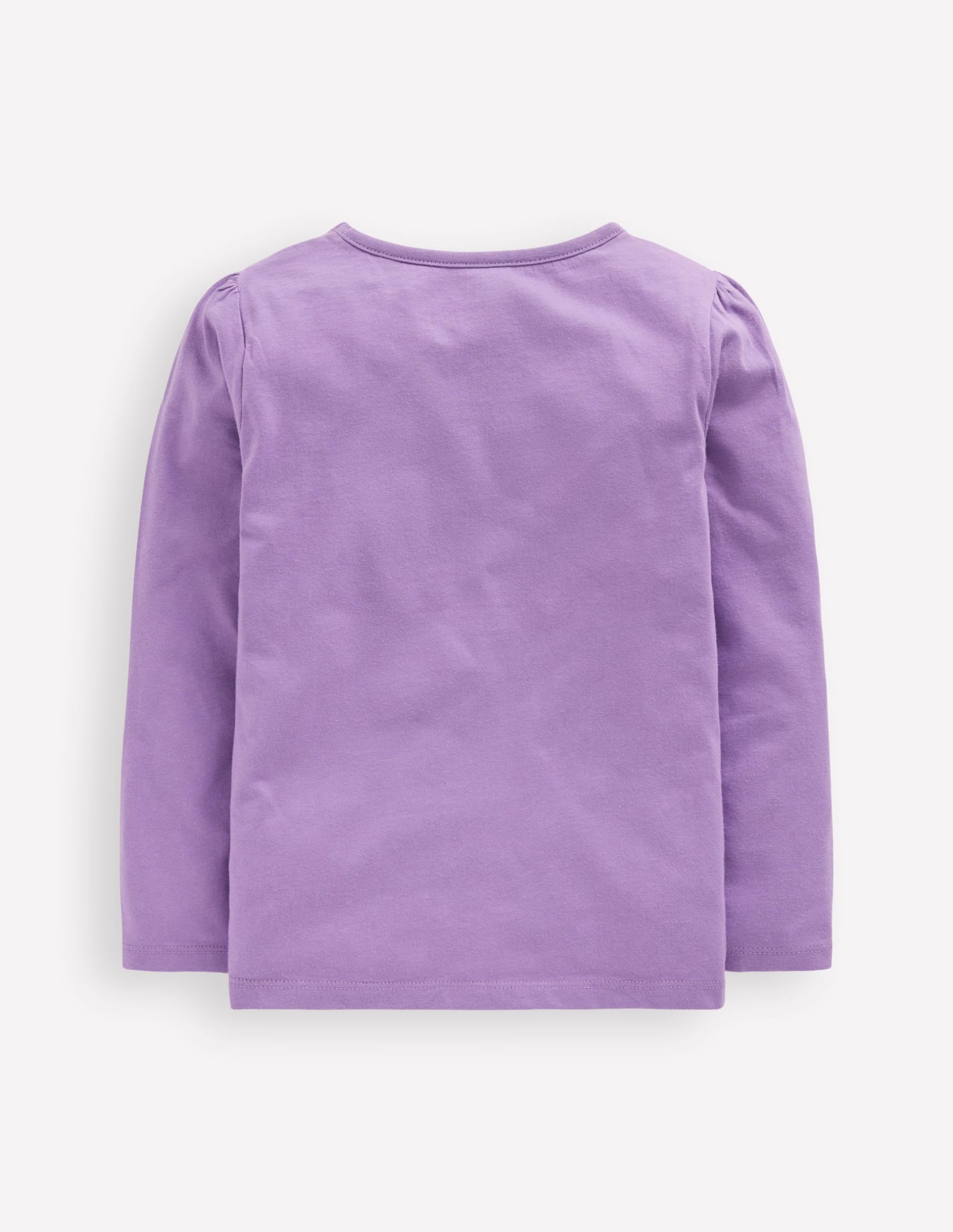 Long Sleeve Superstitch Tee-Aster Purple Dog - Image 2