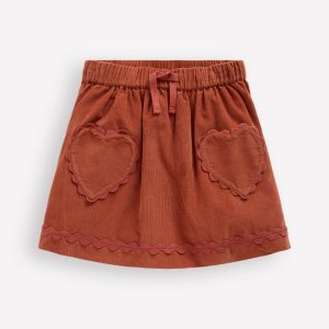 Ric Rac Skirt-Barn Red