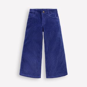 Wide Leg Pants-Sapphire Blue