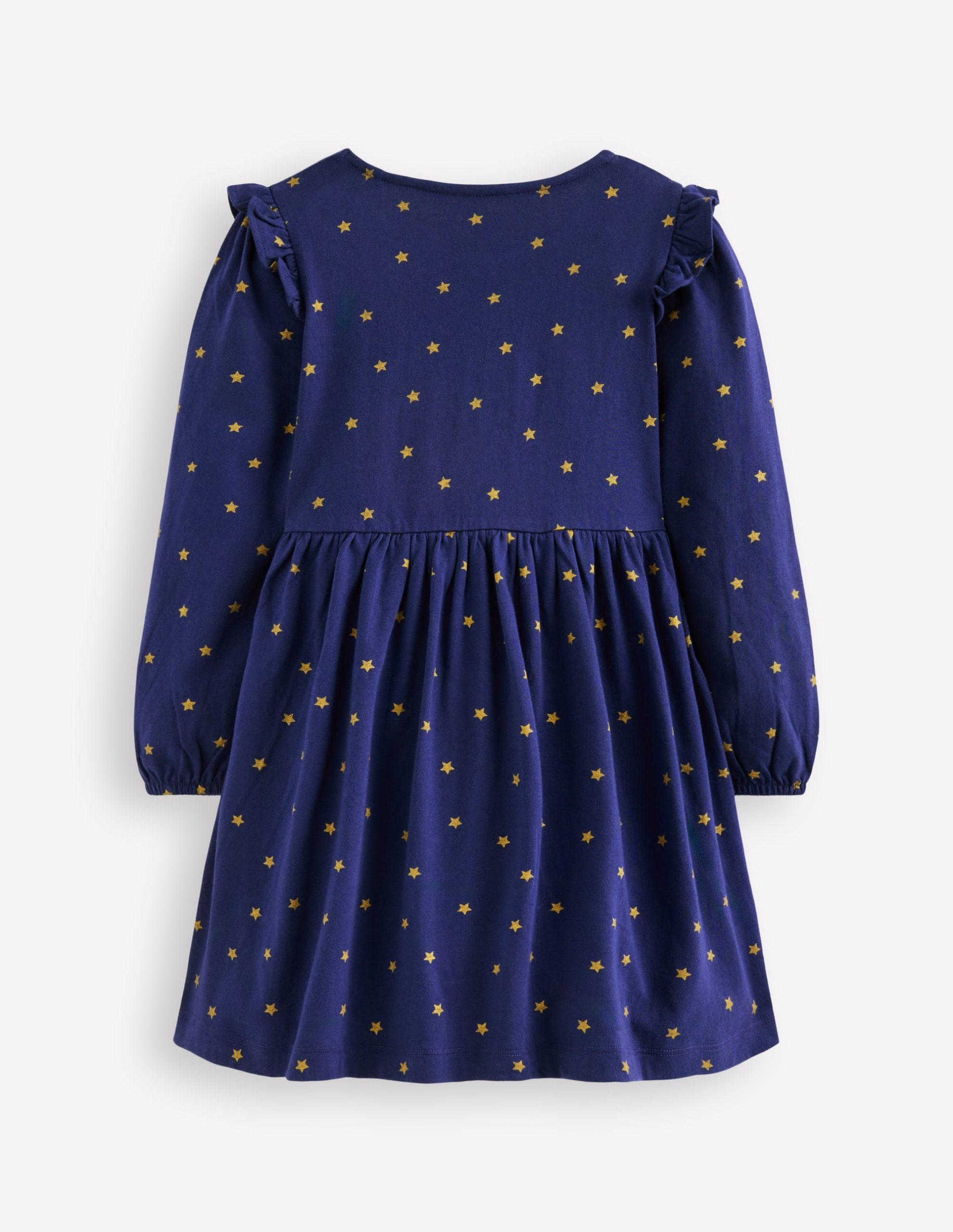 Appliqu?? Jersey Dress-College Navy Animals - Image 3