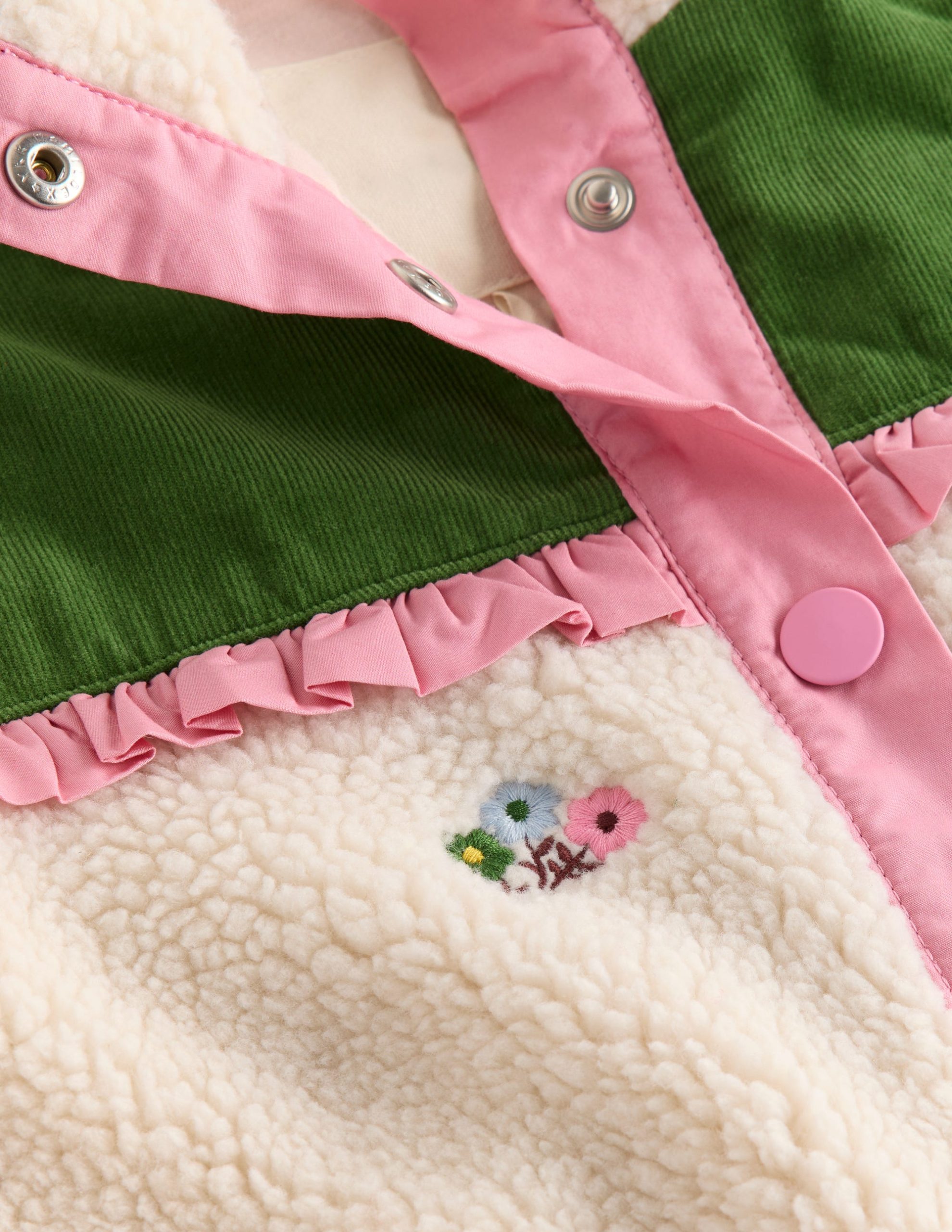 Pretty Borg Mix Jacket-Soft Ivory Embroidered - Image 3