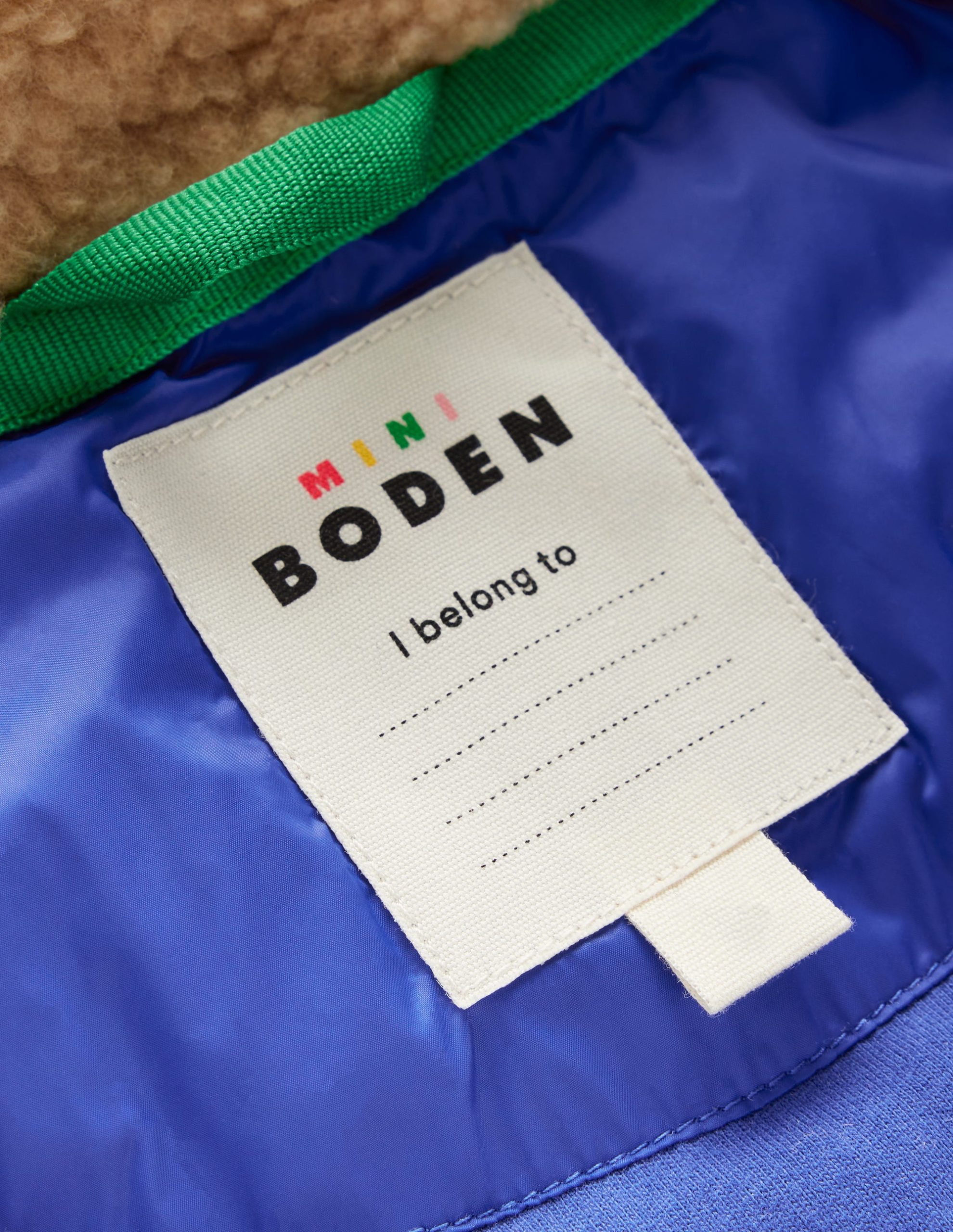 Cosy Longline Coat-Multi Colourblock - Image 4