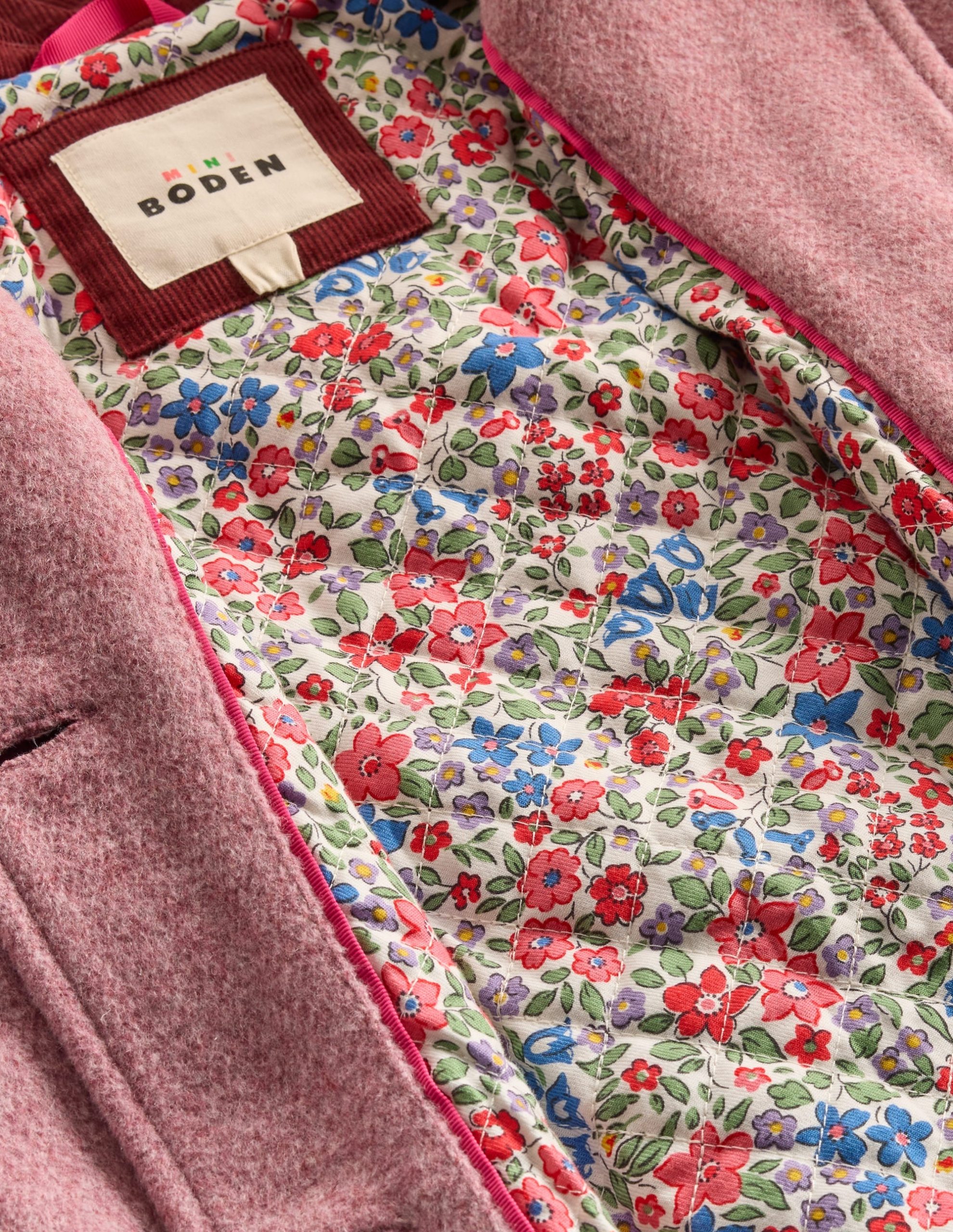 Wool Blend Coat-Pink Haze Bows - Image 5