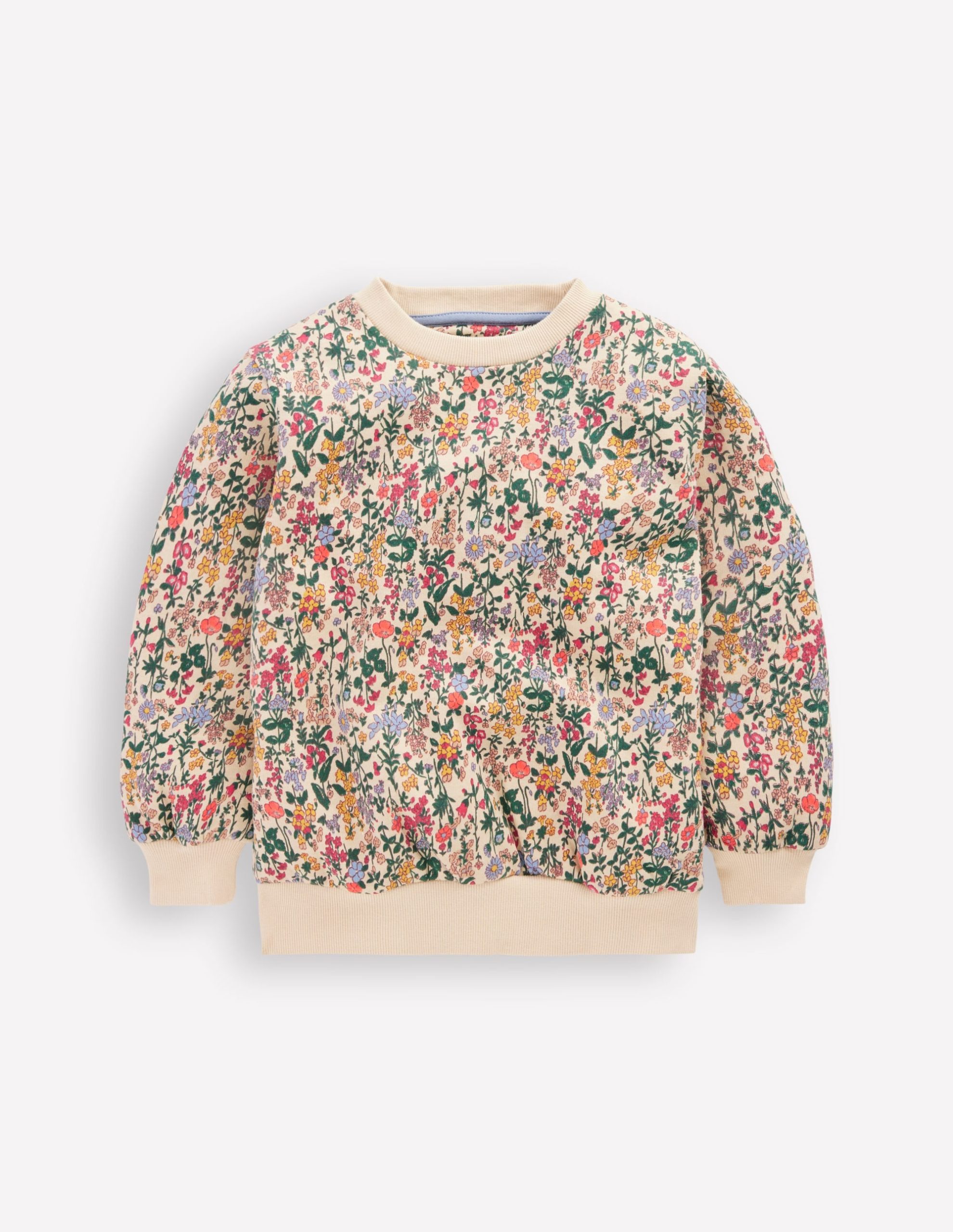 Relaxed Printed Sweatshirt-Ditsy Floral - Image 4