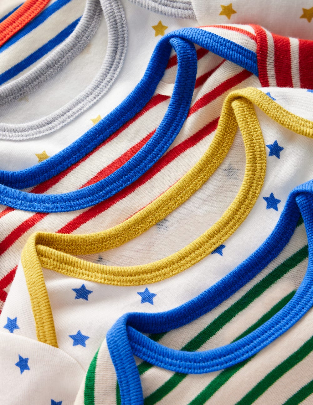 Striped 5 Pack Bodies-Multi Stripes/Stars - Image 3